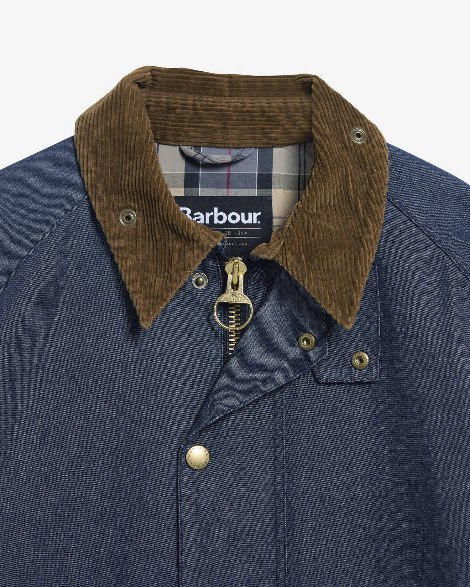 た*か様 Barbour TRANSPORT DENIM CASUAL JACK TRANSPORT DENIM CASUAL JACKET - INDIGO
