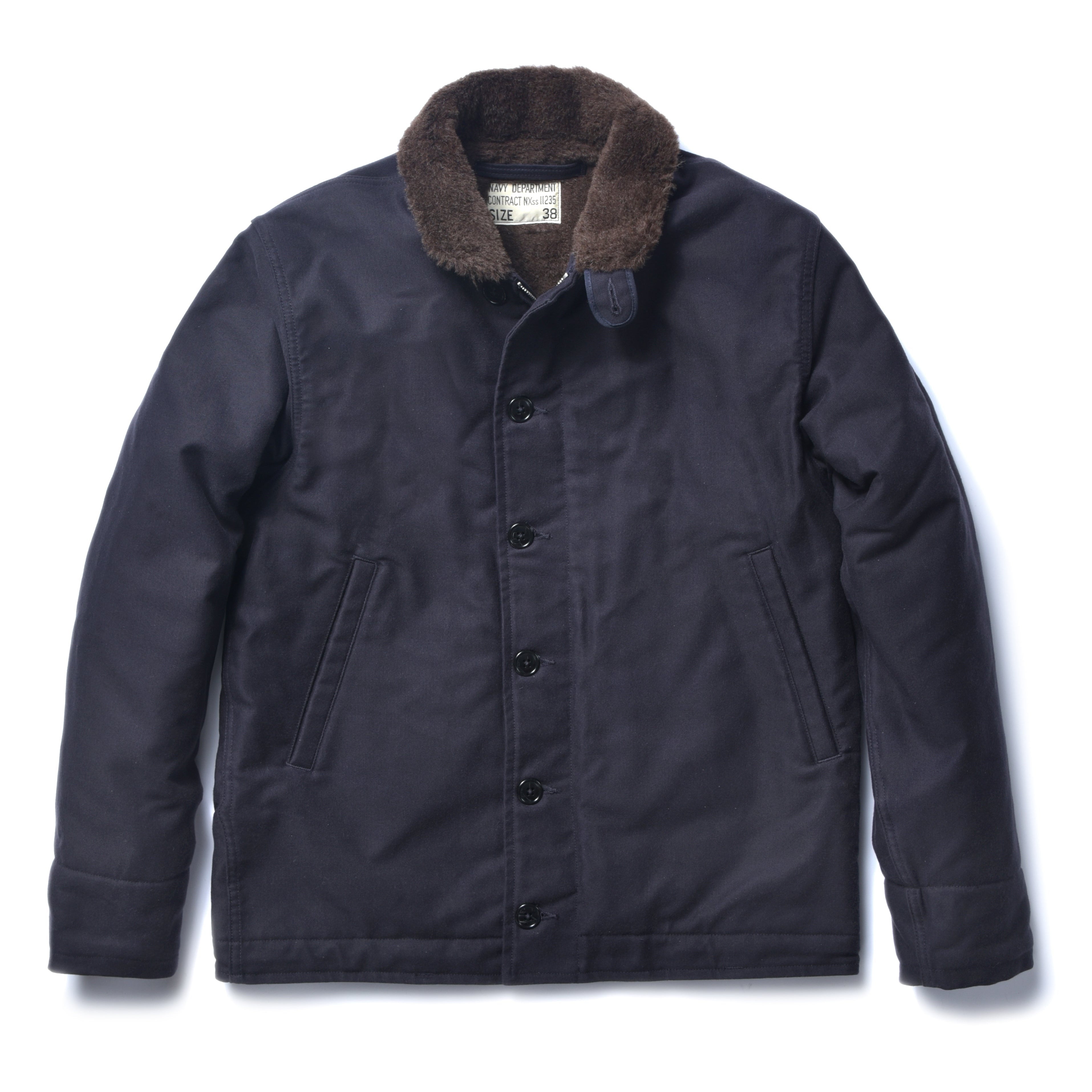 N-1 DECK JACKET (NAVY) / STENCIL - NAVY