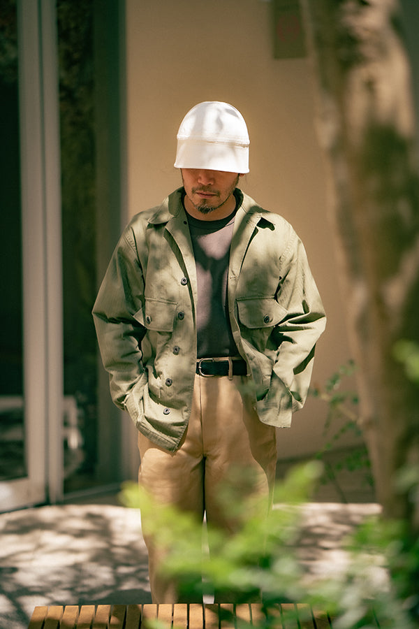 MJ22013 U.S.N. JACKETS HERRINGBONE TWILL - OLIVE