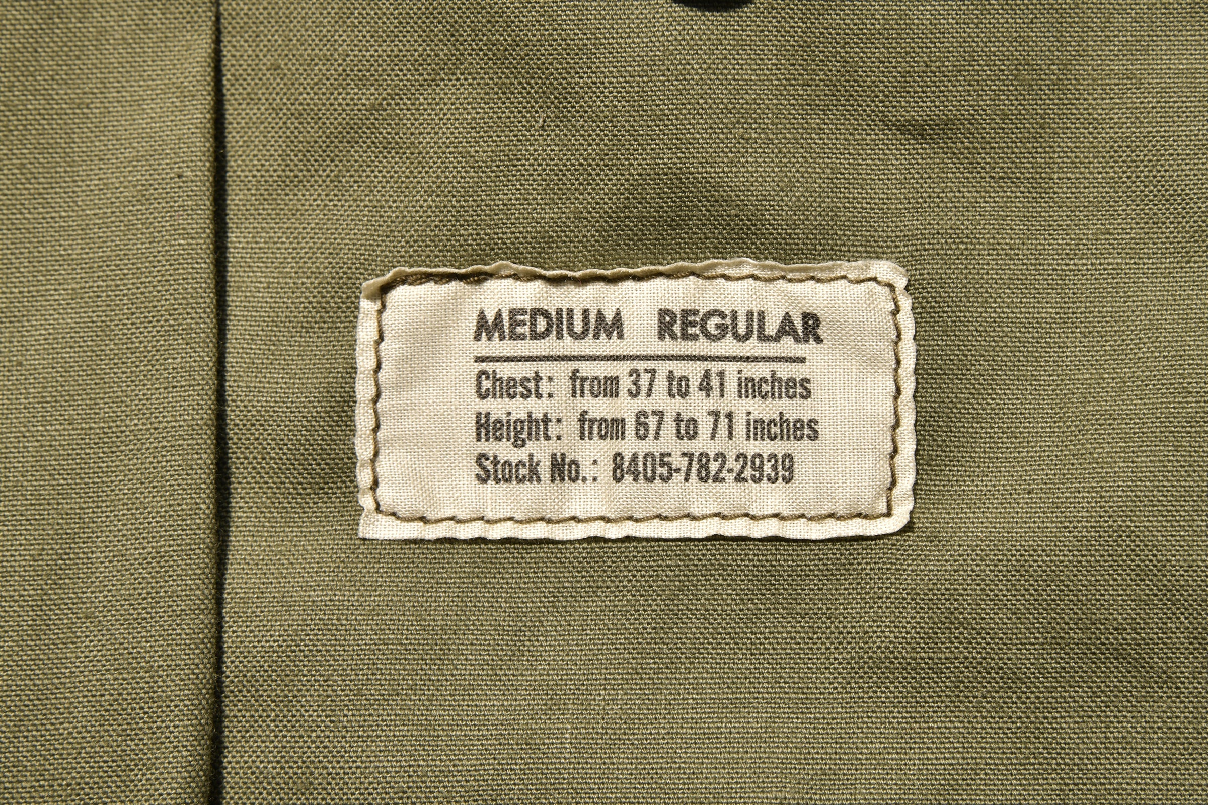 COAT MAN'S FIELD M-65 / EARLY MODEL - OLIVE