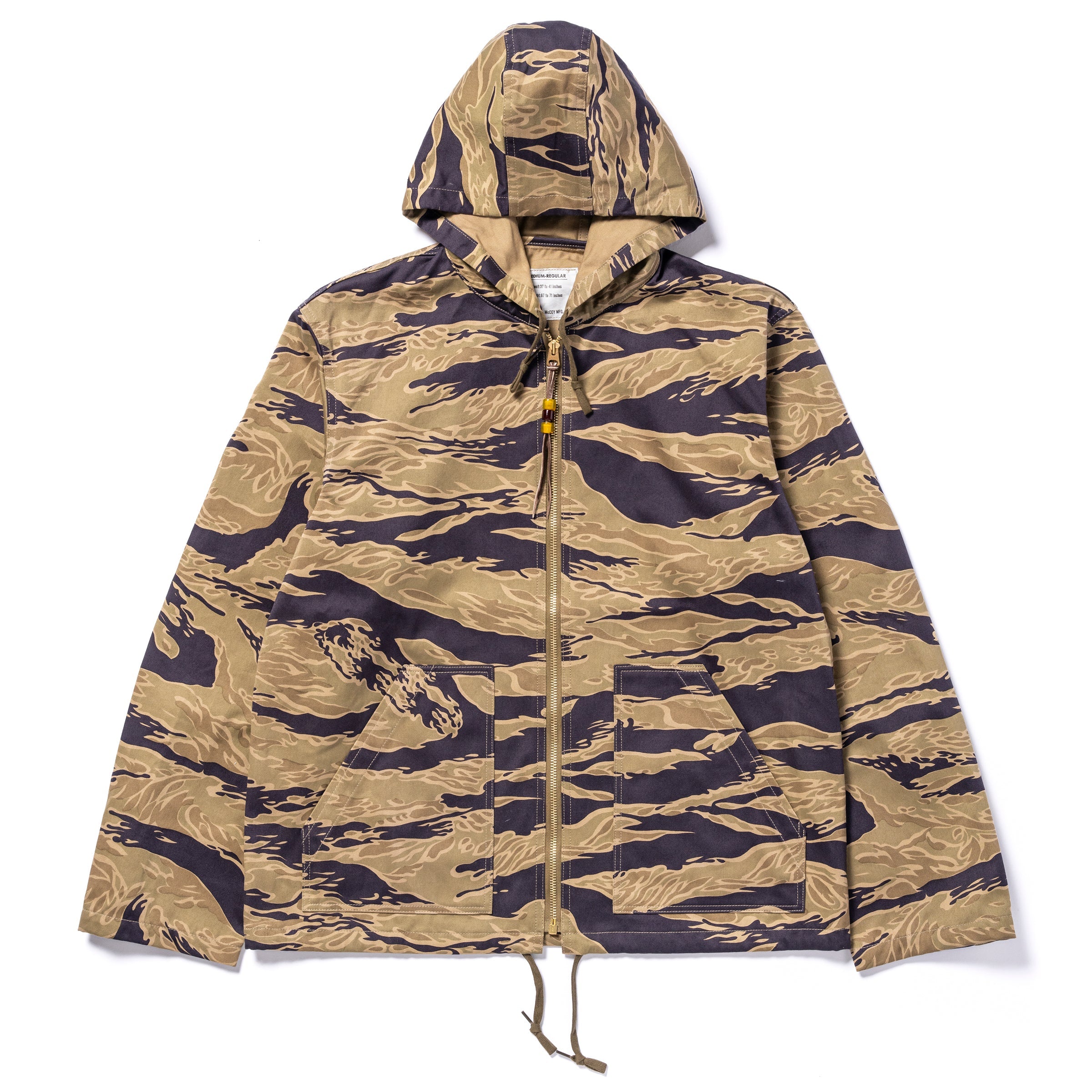 TIGER CAMOUFLAGE PARKA / ADVISOR - KHAKI