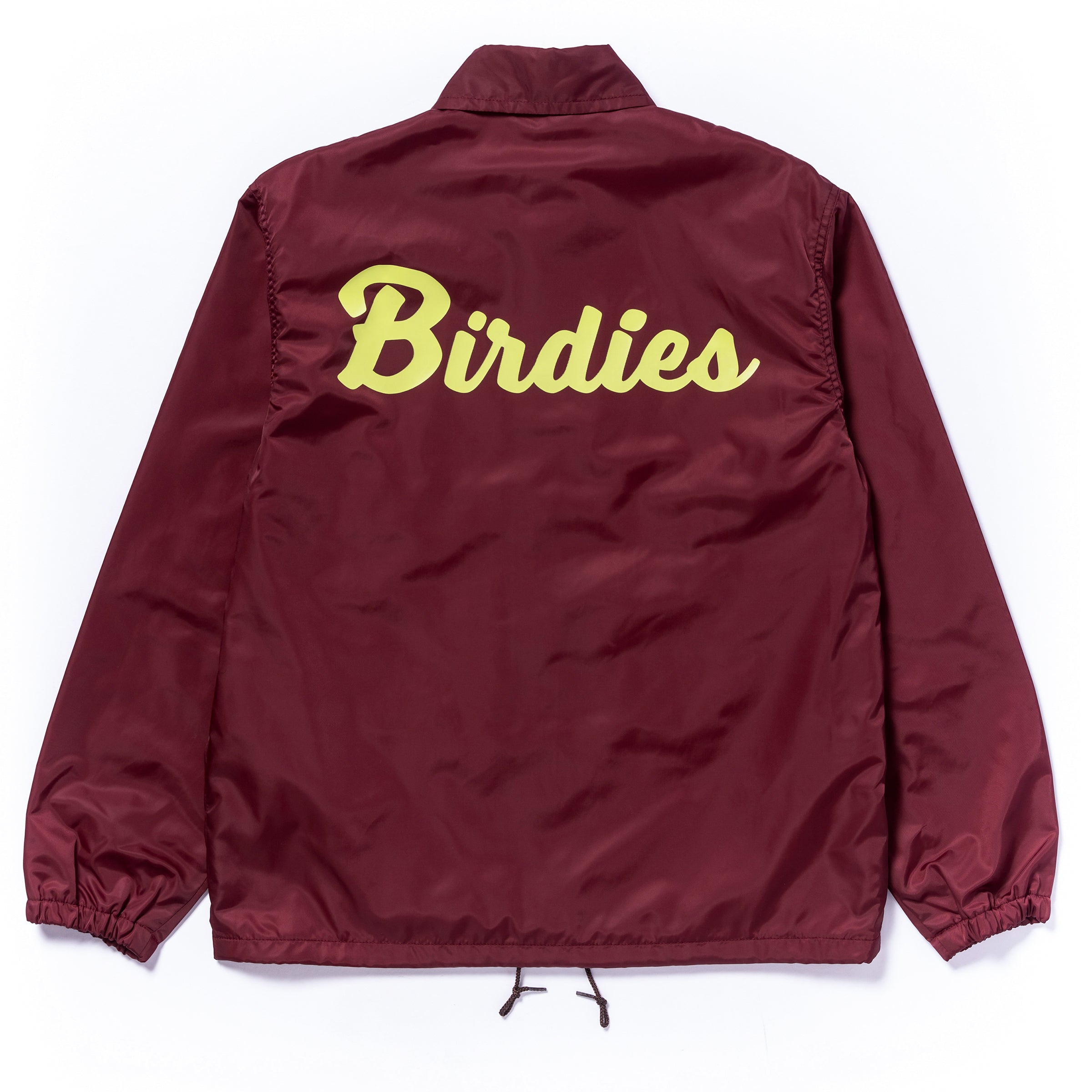 NYLON COACH JACKET / BIRDIES - BURGUNDY