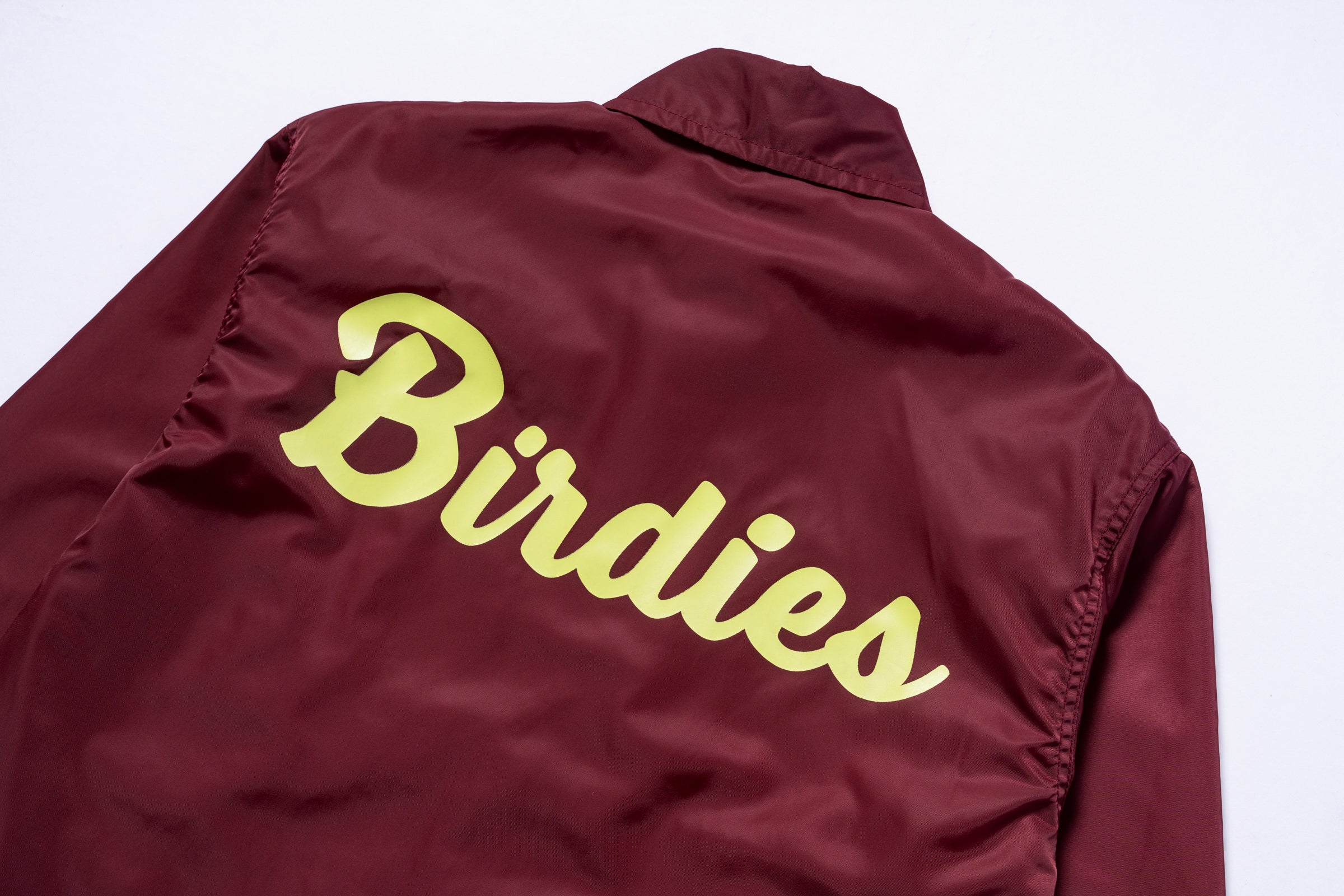 NYLON COACH JACKET / BIRDIES - BURGUNDY