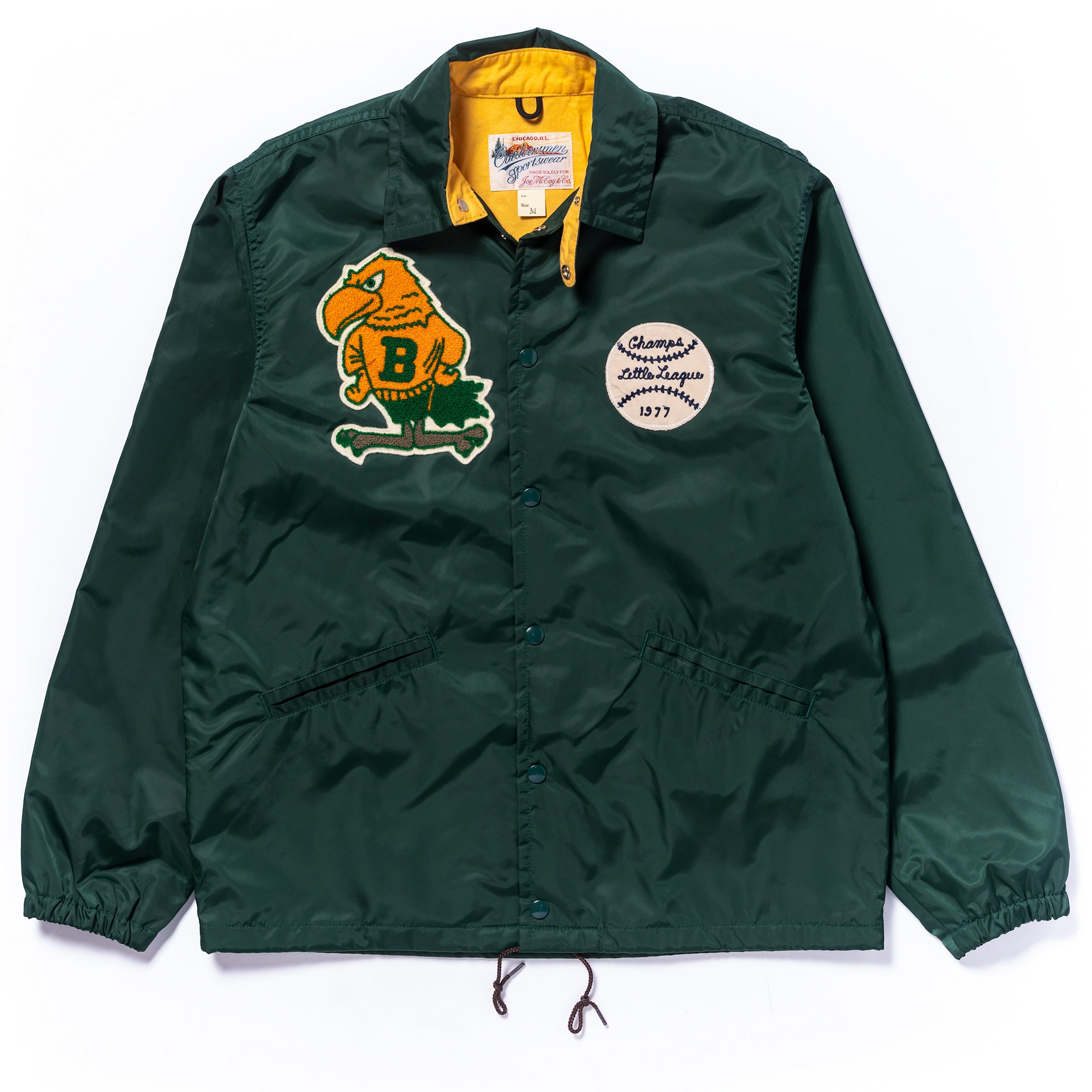 NYLON COACH JACKET / BIRDIES - FOREST