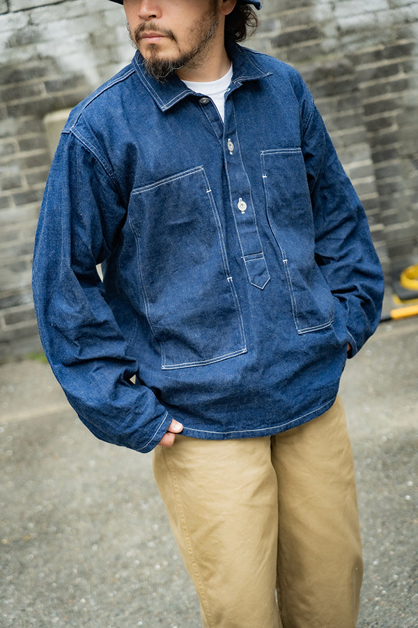 MJ25005 JUMPER WORKING DENIM BLUE - INDIGO