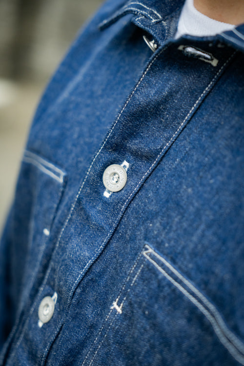 MJ25005 JUMPER WORKING DENIM BLUE - INDIGO