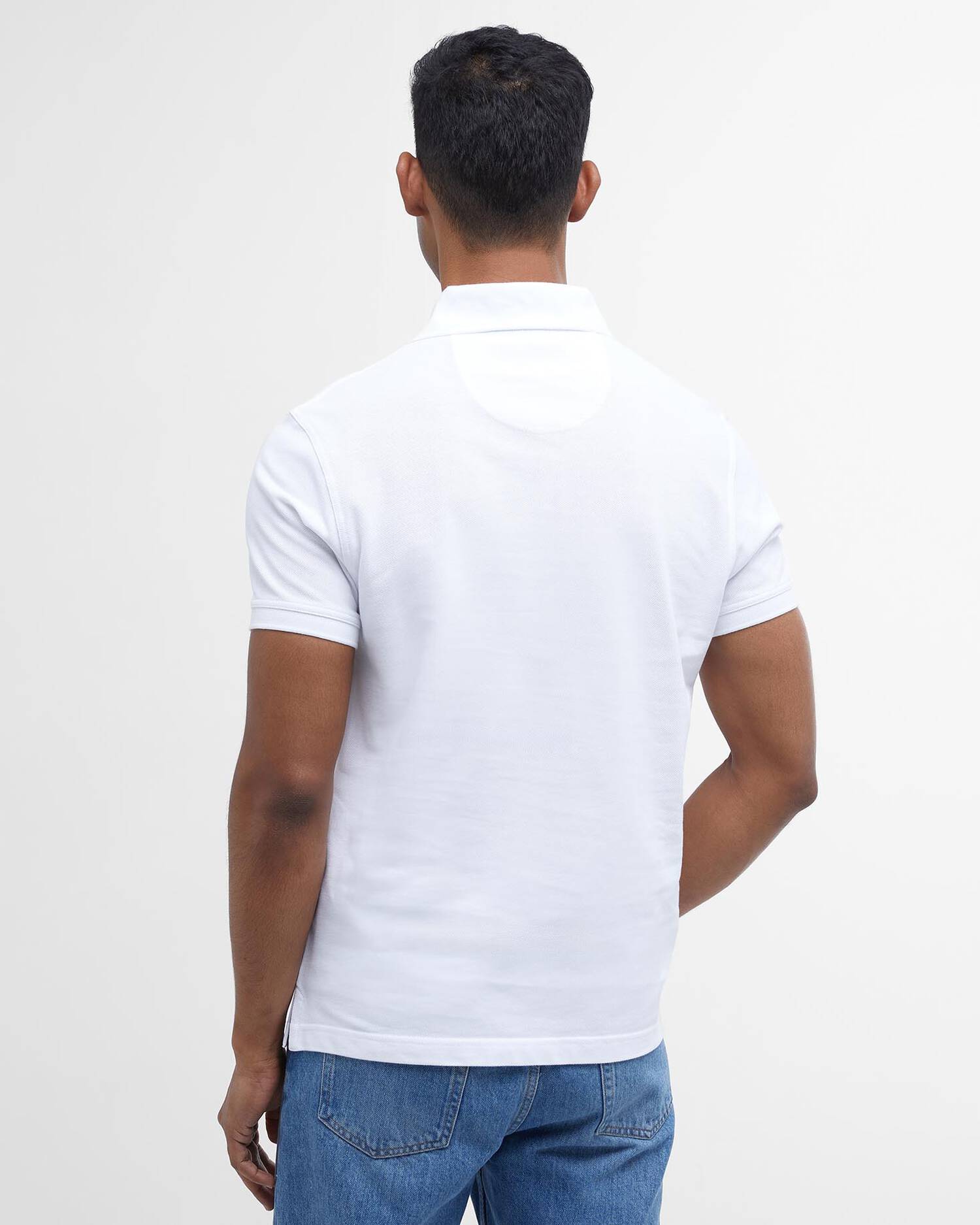 TARTAN PIQUE POLO SHIRT AF - WHITE/DRESS