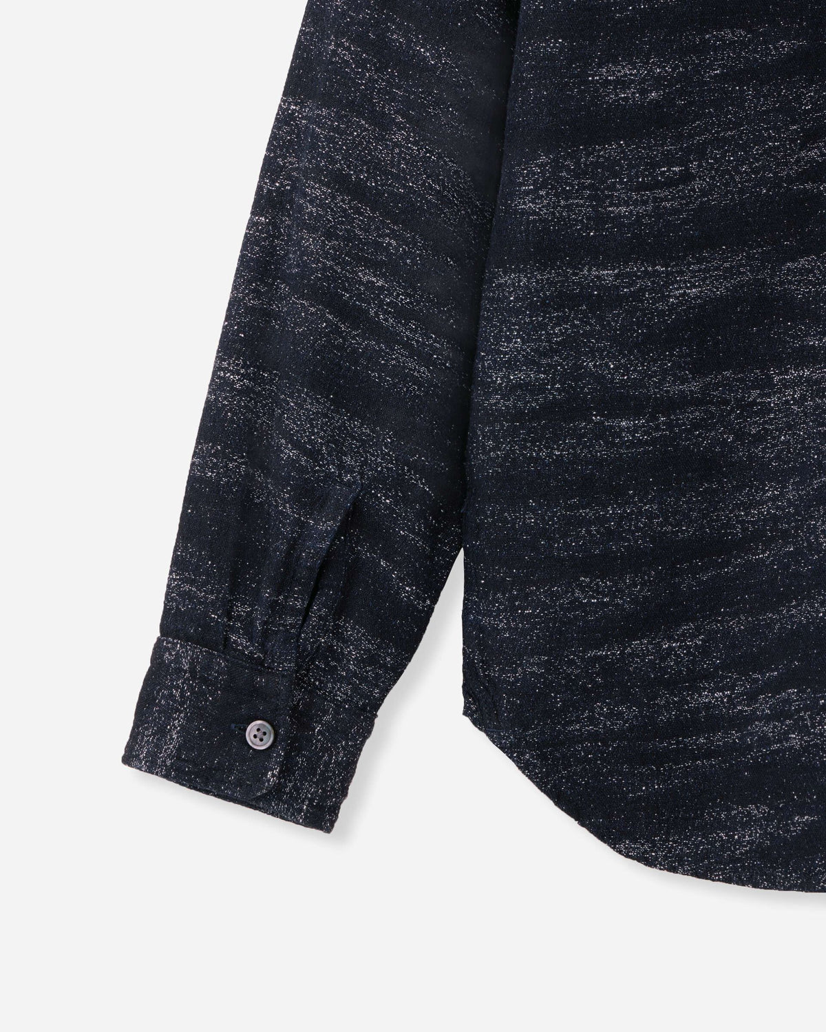 MMLS6013 JACQUARD SHIRT - INDIGO