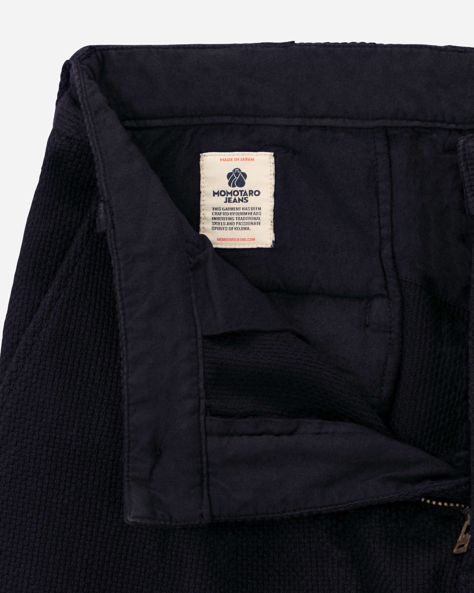MMPT6008 SASHIKO PANTS-OVERDYE - INDIGO