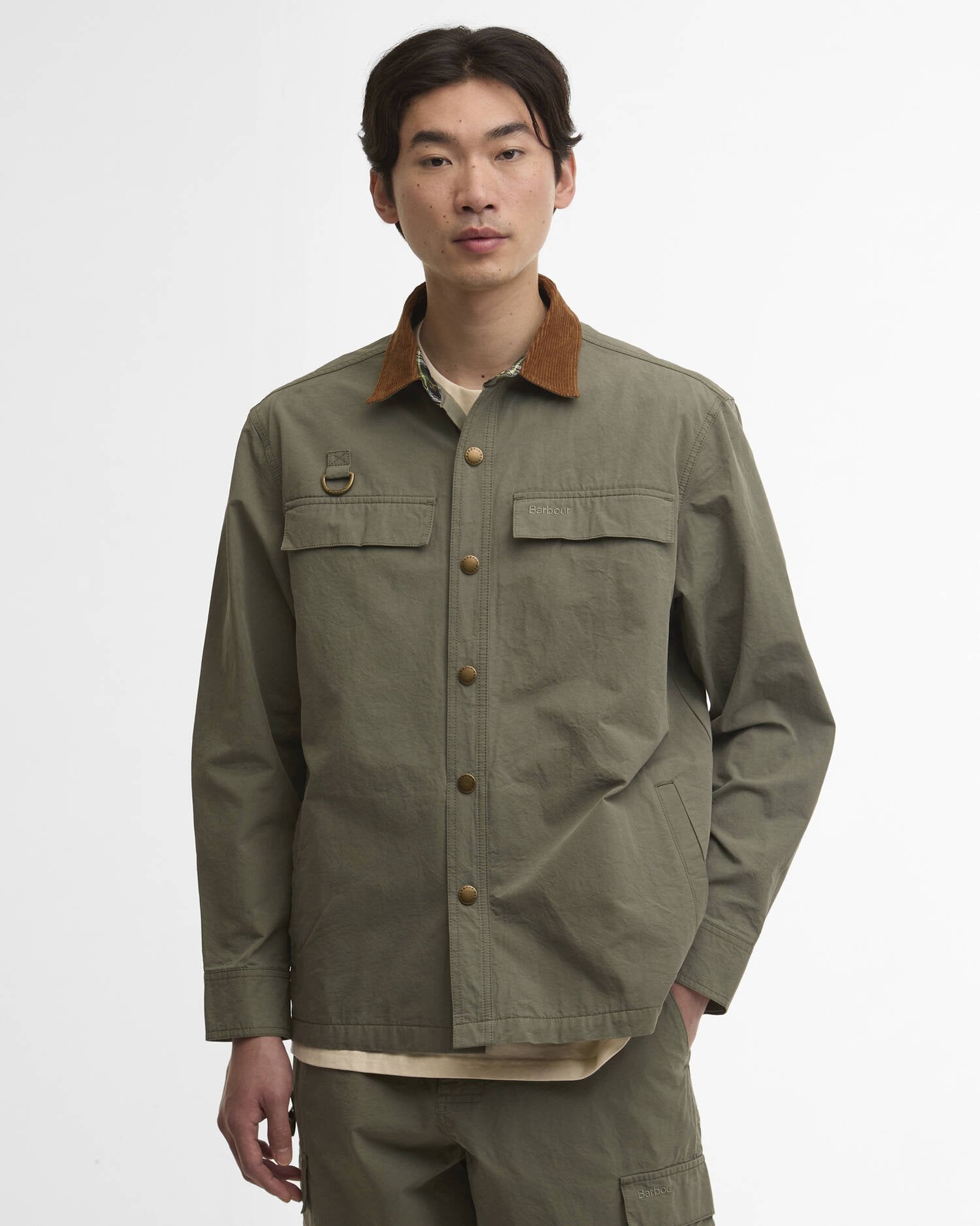 SPEY POPLIN OVERSHIRT - ARCHIVE OLIVE