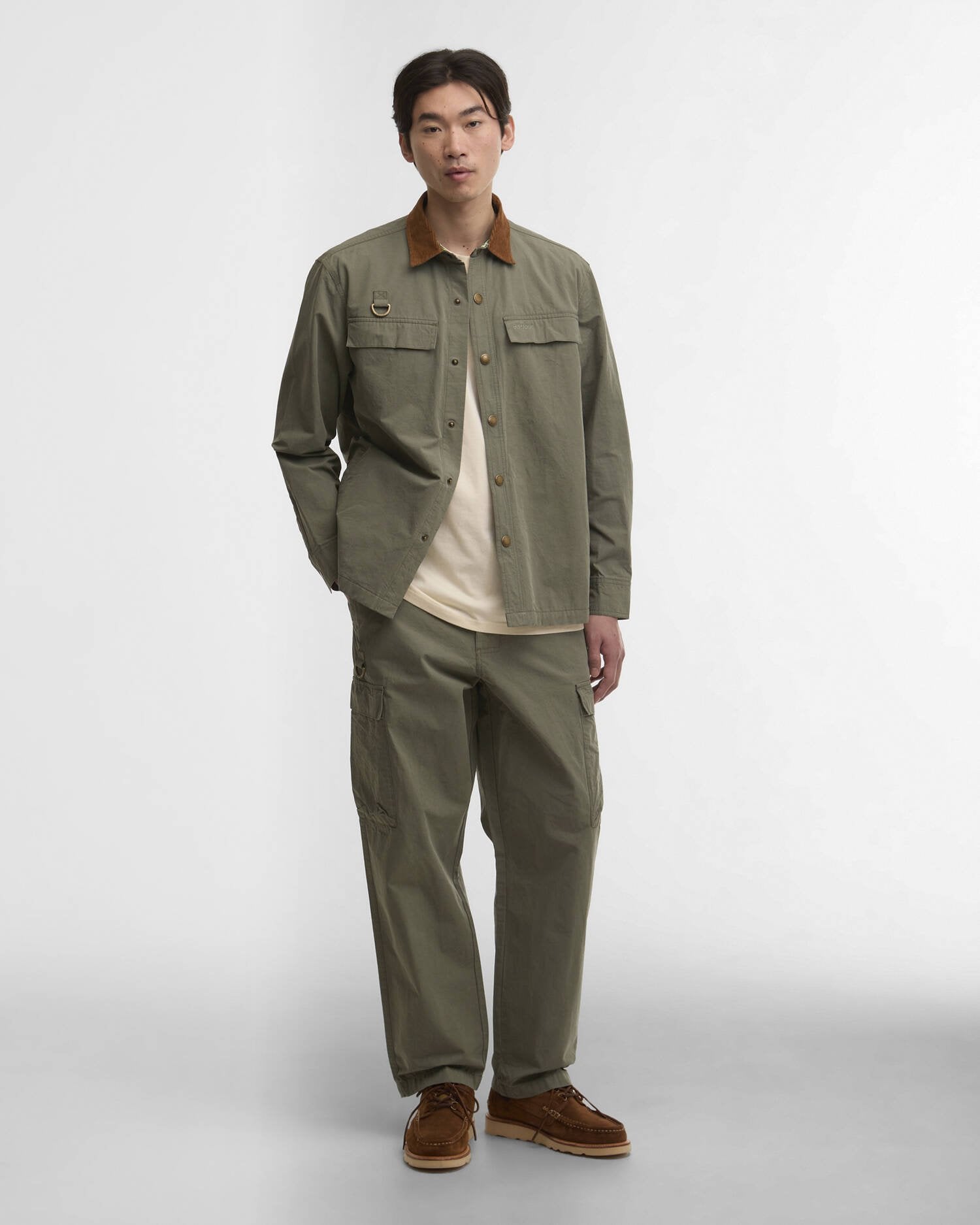 SPEY POPLIN OVERSHIRT - ARCHIVE OLIVE
