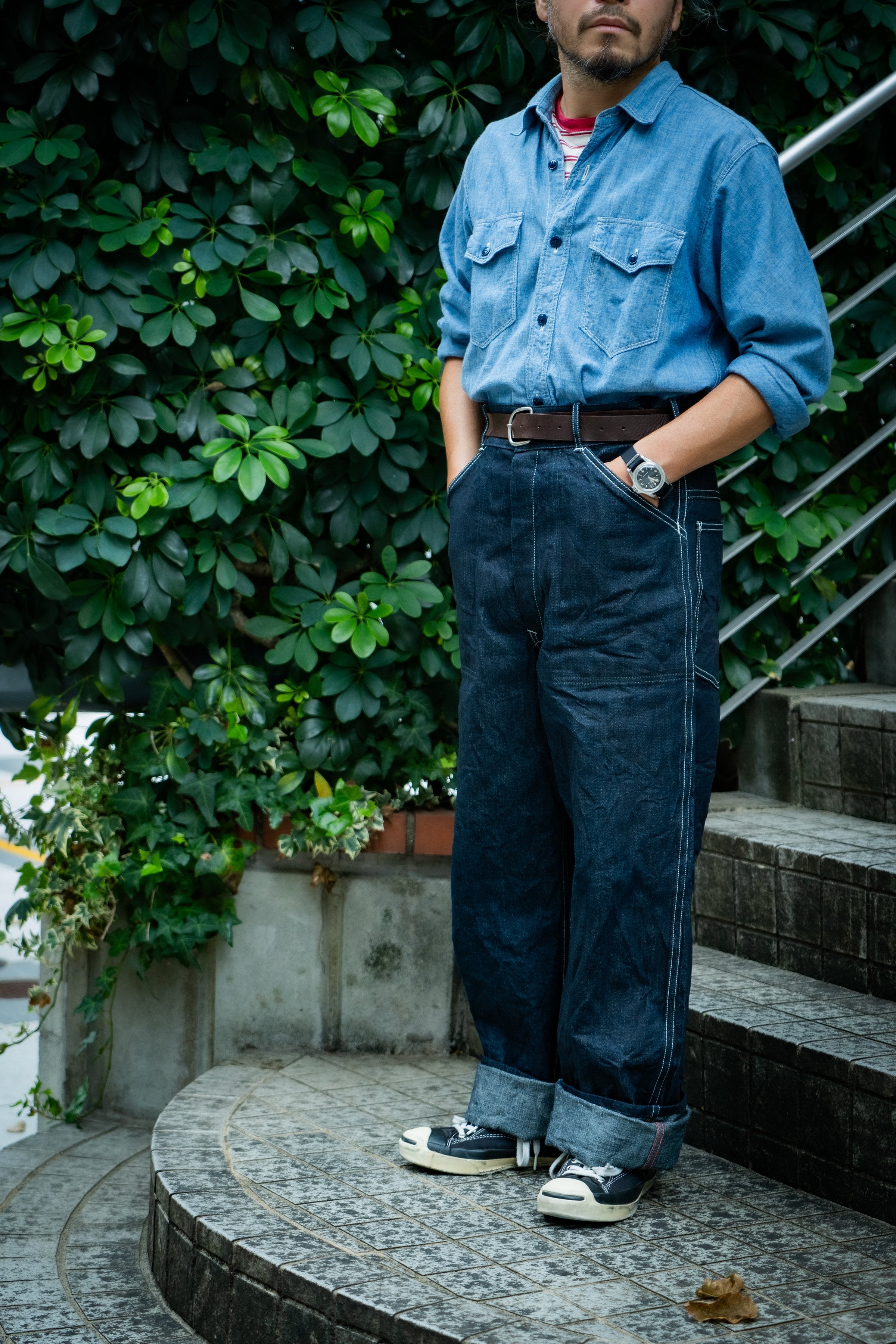 WWII DENIM WORK TROUSER - INDIGO