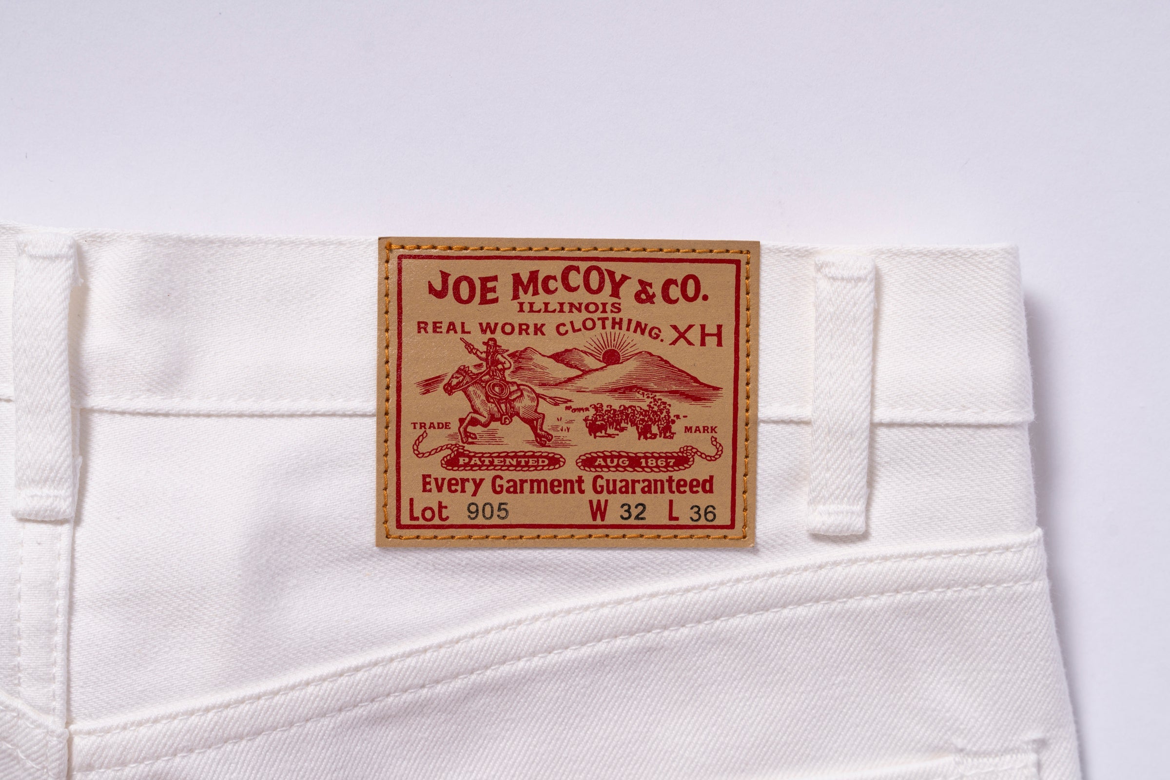 JOE MCCOY Lot.905 / WHITE DENIM - WHITE