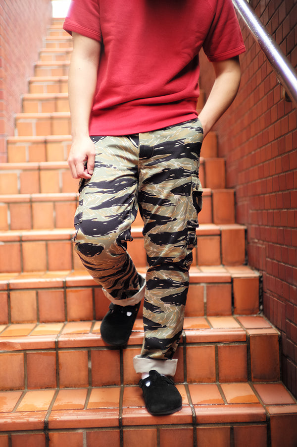 MP25003 TIGER CAMOUFLAGE TROUSERS / TADPOLE - GREEN