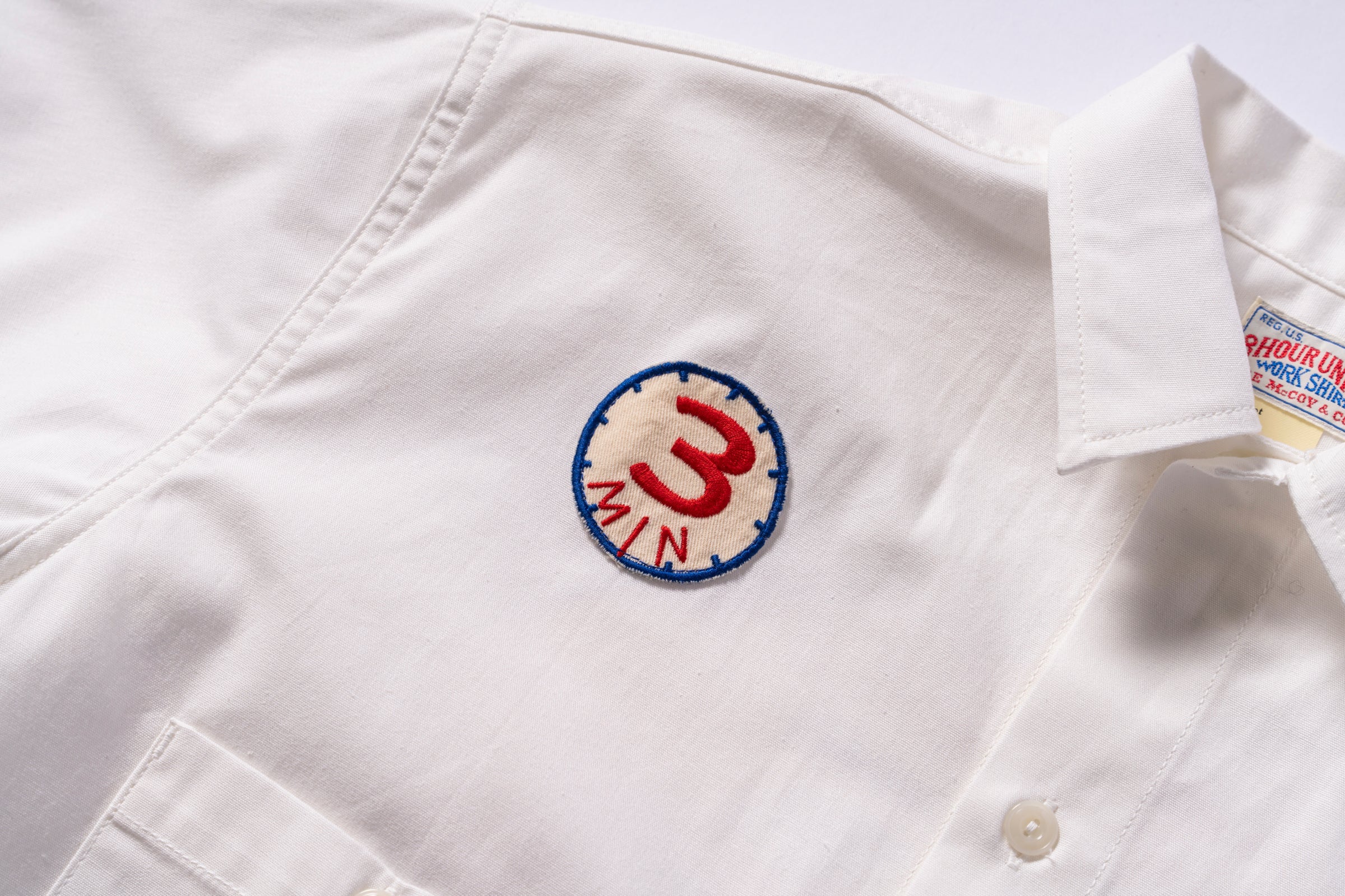 COTTON SERVICEMAN SHIRT / PAWTUCKET - WHITE