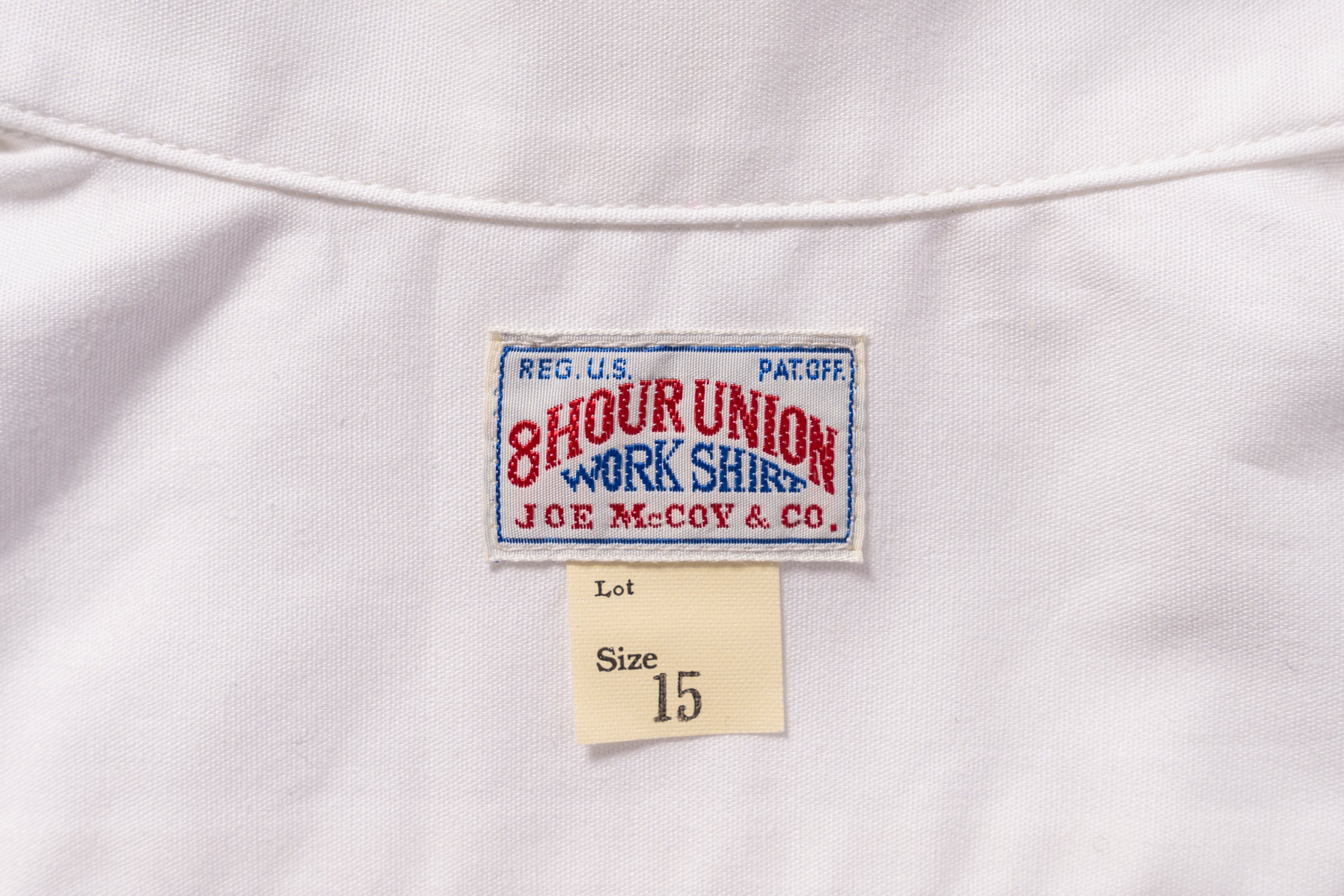 COTTON SERVICEMAN SHIRT / PAWTUCKET - WHITE