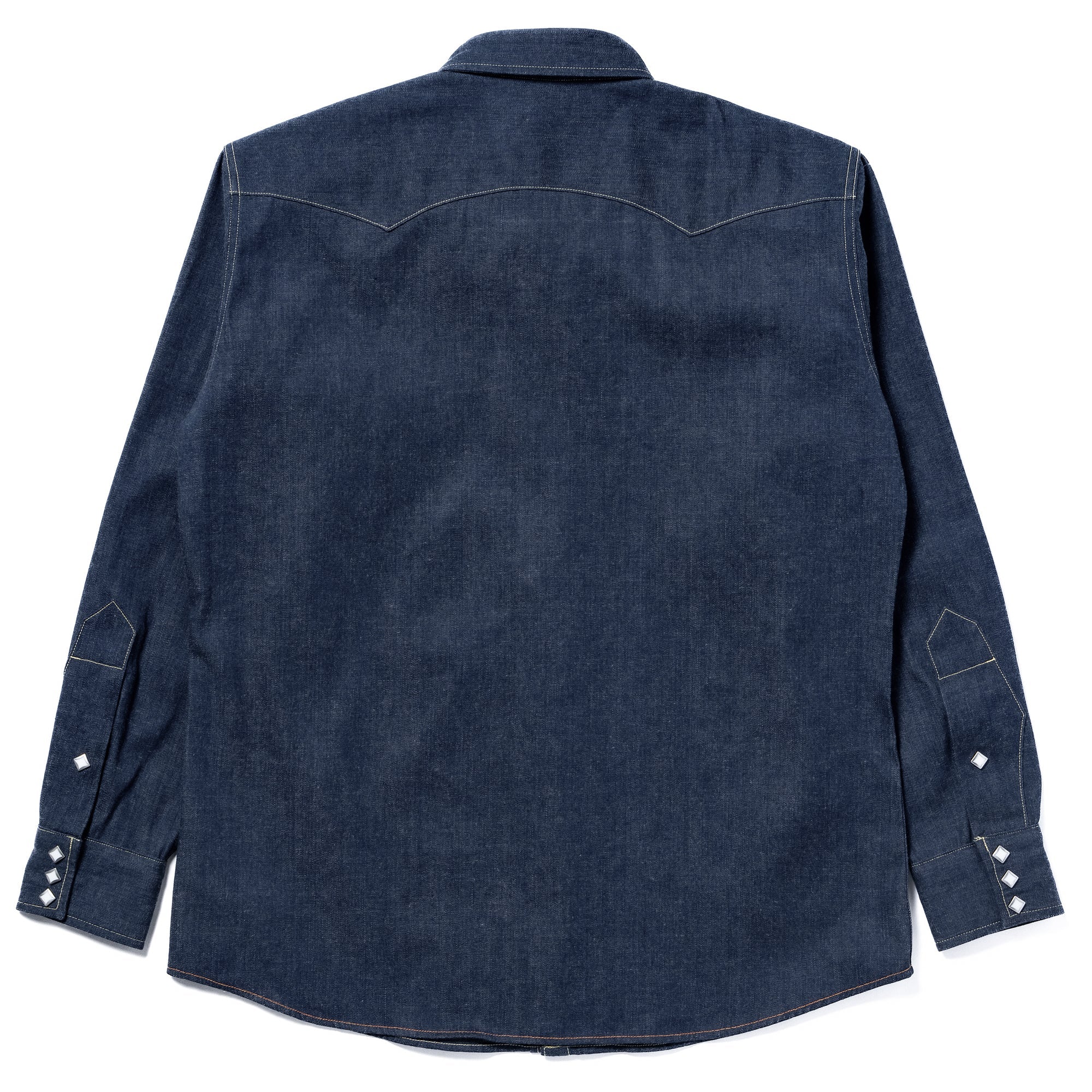 MS25107 DENIM WESTERN SHIRT / RIDGE SLANT - INDIGO