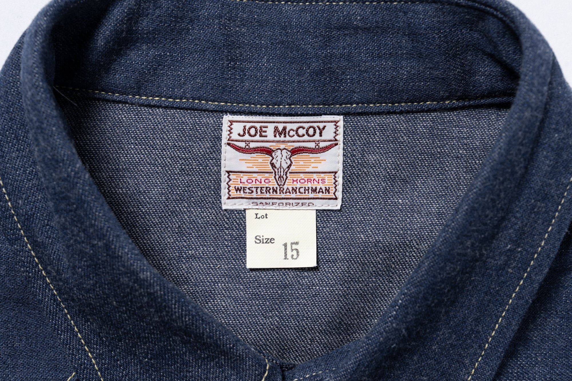 MS25107 DENIM WESTERN SHIRT / RIDGE SLANT - INDIGO
