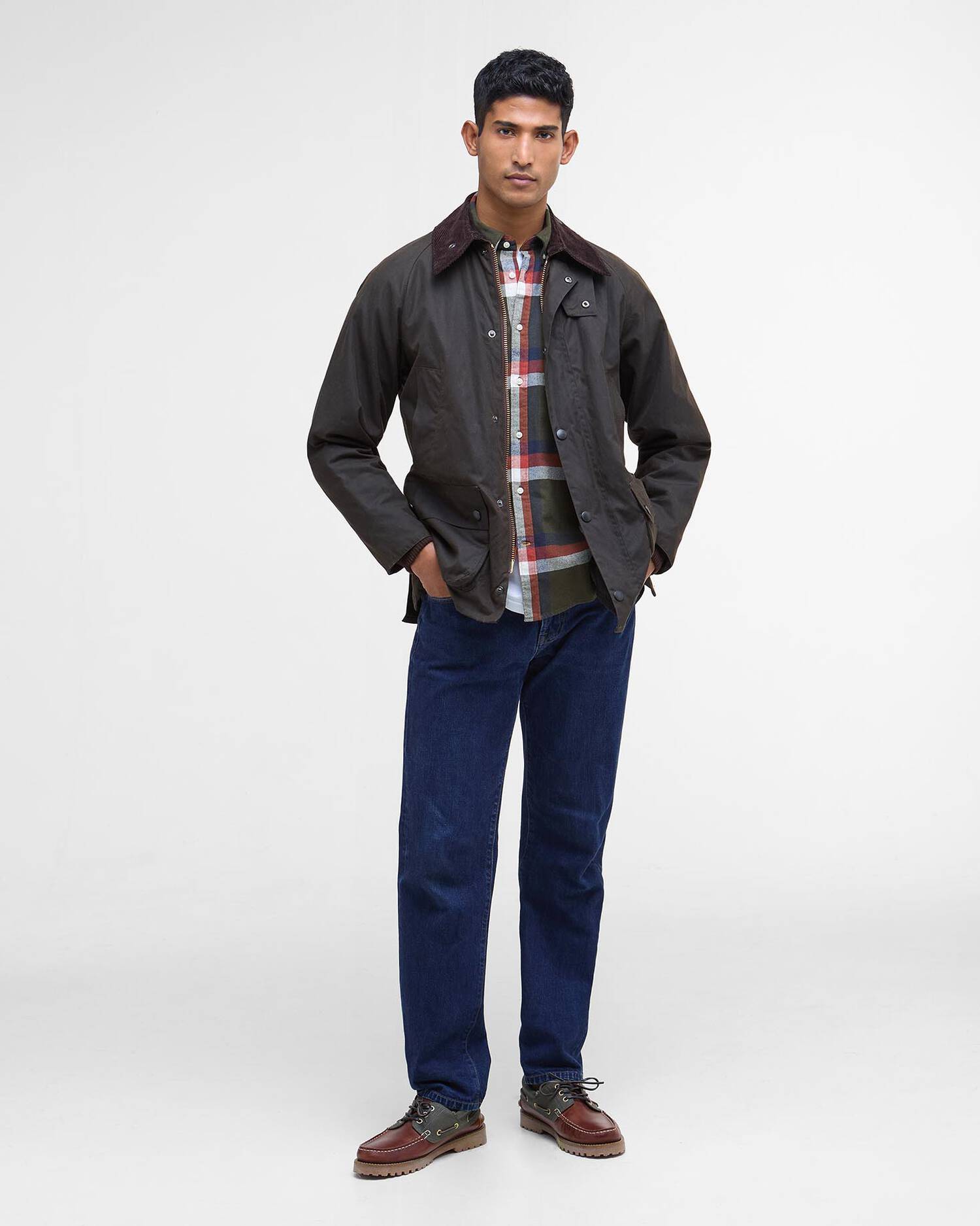 CLASSIC BEDALE WAX JACKET - OLIVE