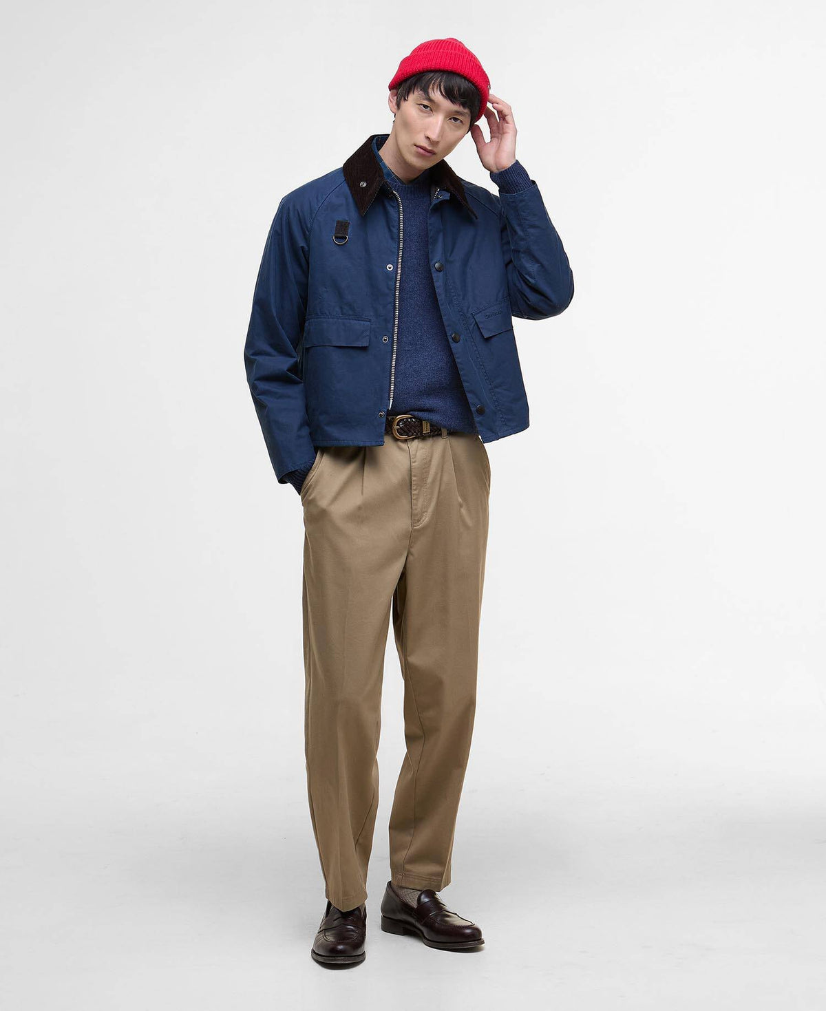 SPEY WAX JACKET - WASHED COBALT