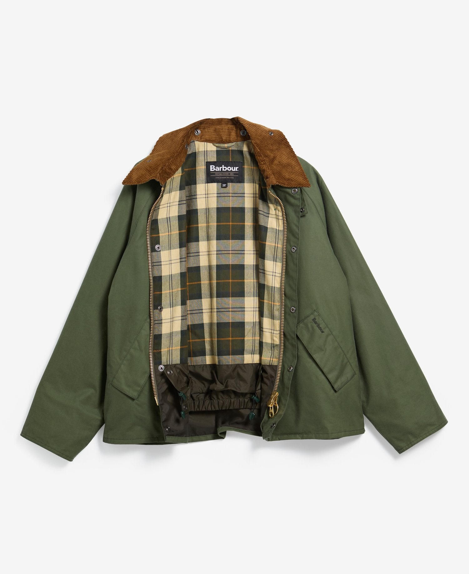 OS TRANSPORT WAX JACKET - LIGHT MOSS