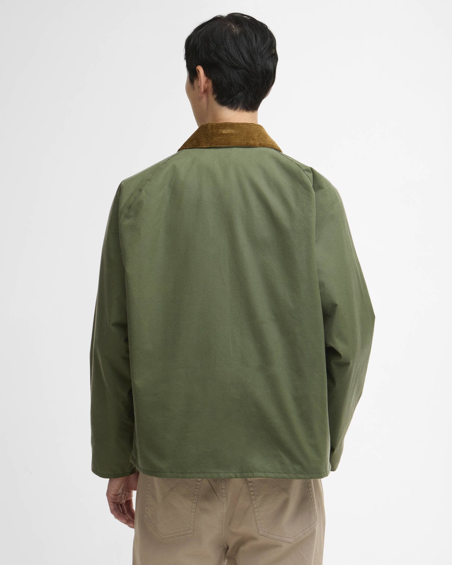 OS TRANSPORT WAX JACKET - LIGHT MOSS