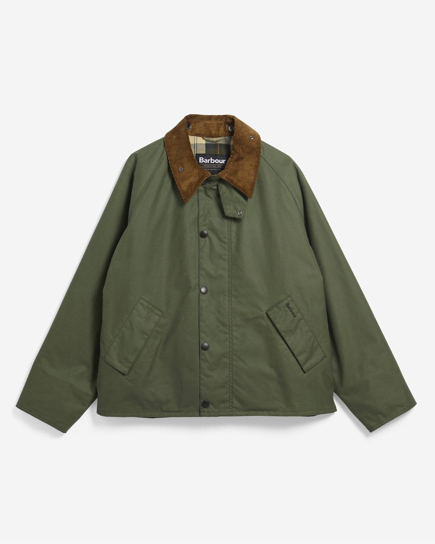 OS TRANSPORT WAX JACKET - LIGHT MOSS