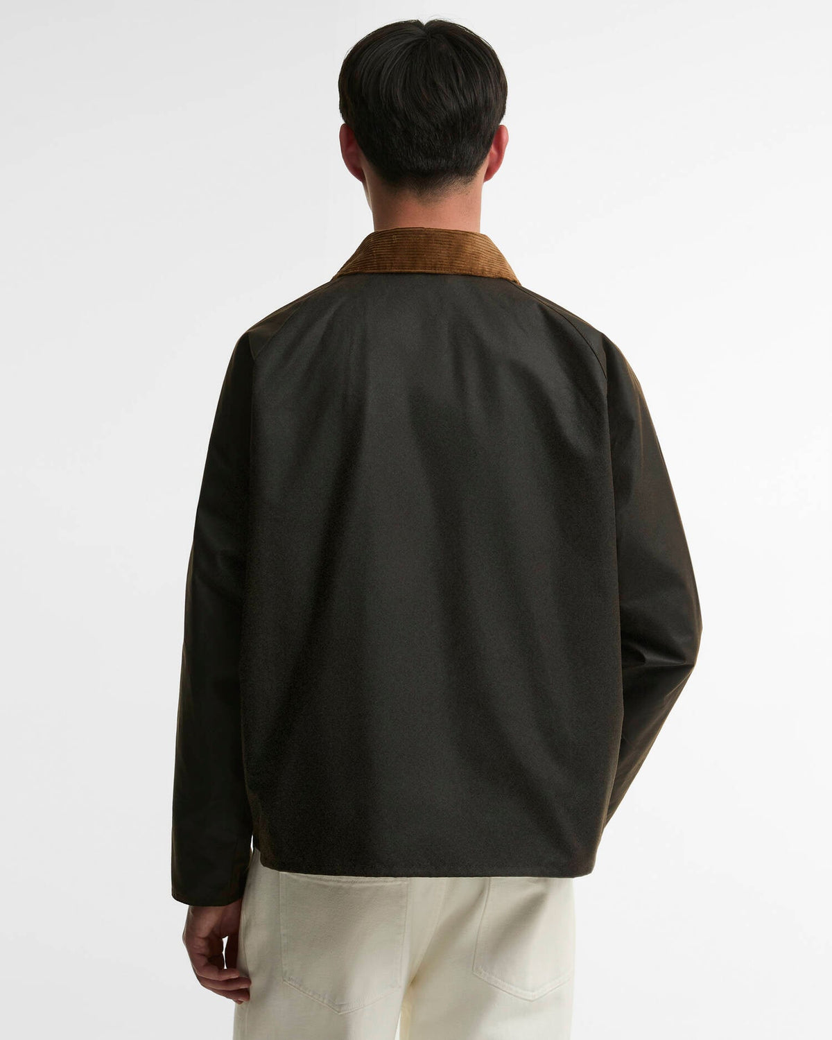 FOUR POCKET TRANSPORT WAX JACKET - DARK BROWN