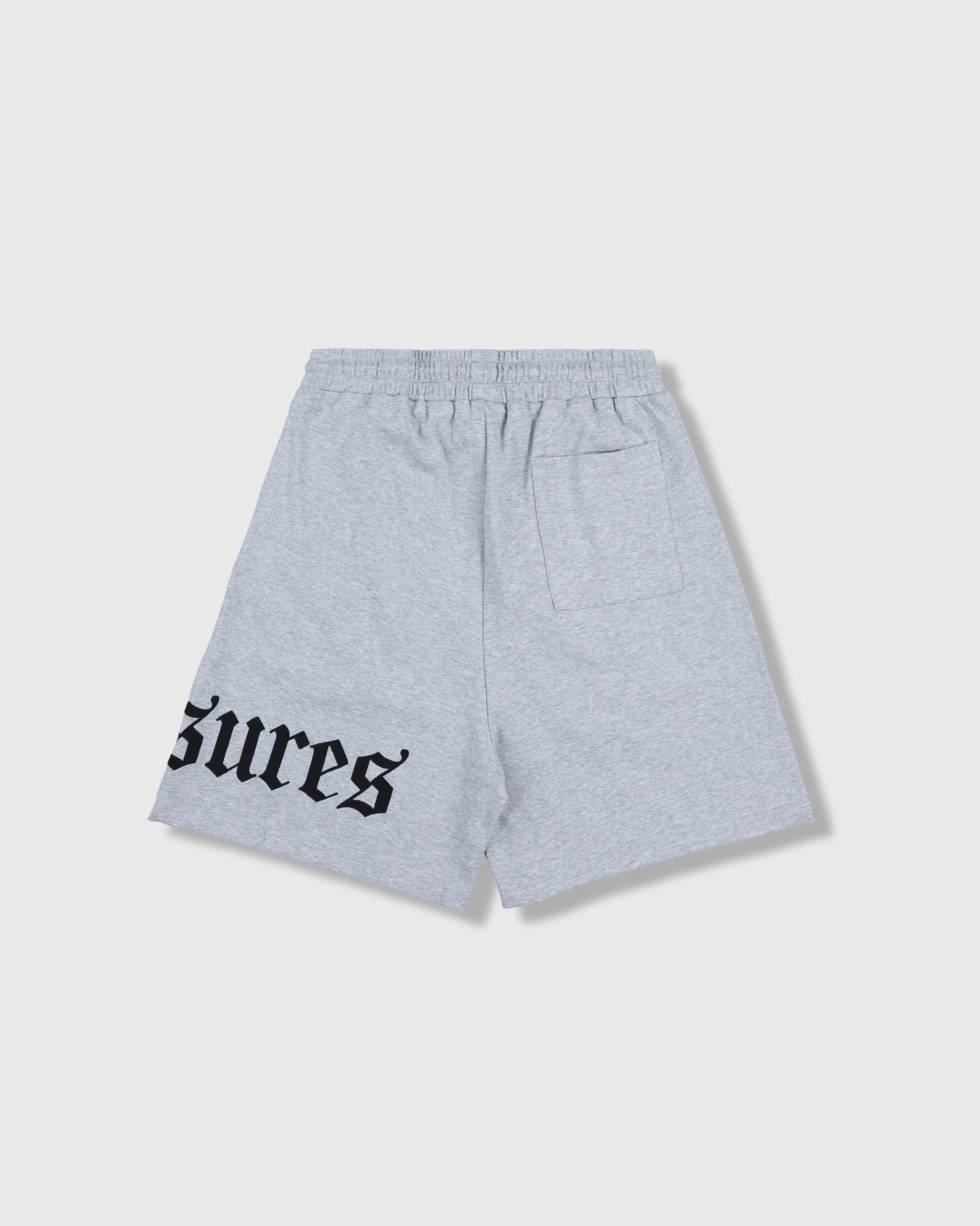 OE WIDE SHORTS - GREY MELANGE