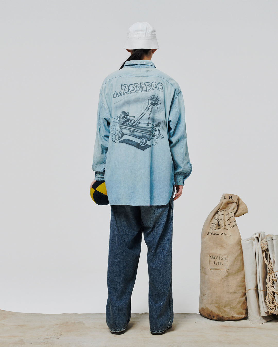 SKETCH ZOMBOO USN CHAMBRAY SHIRT AGED - INDIGO