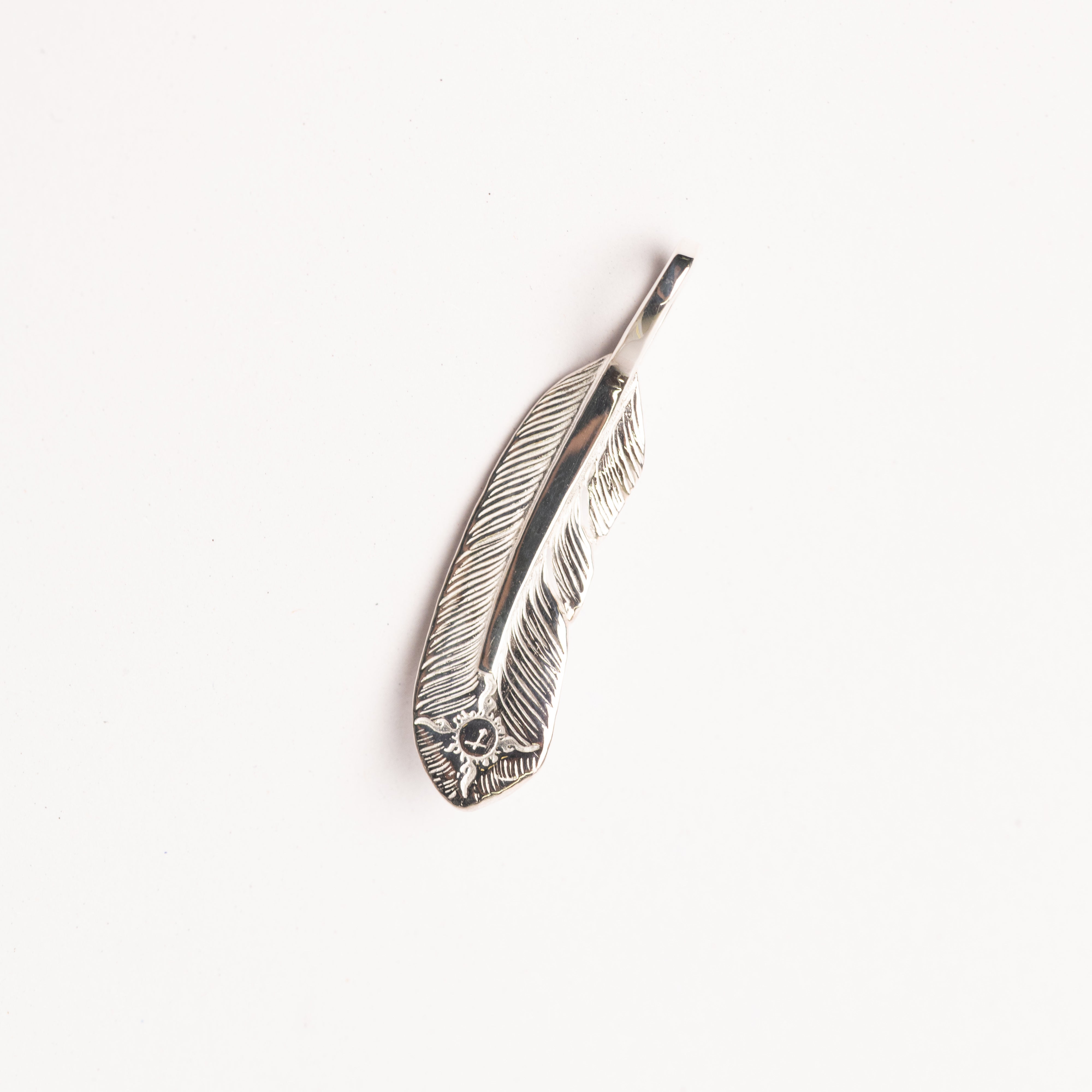 P-006L Feather with Turquoise (S)