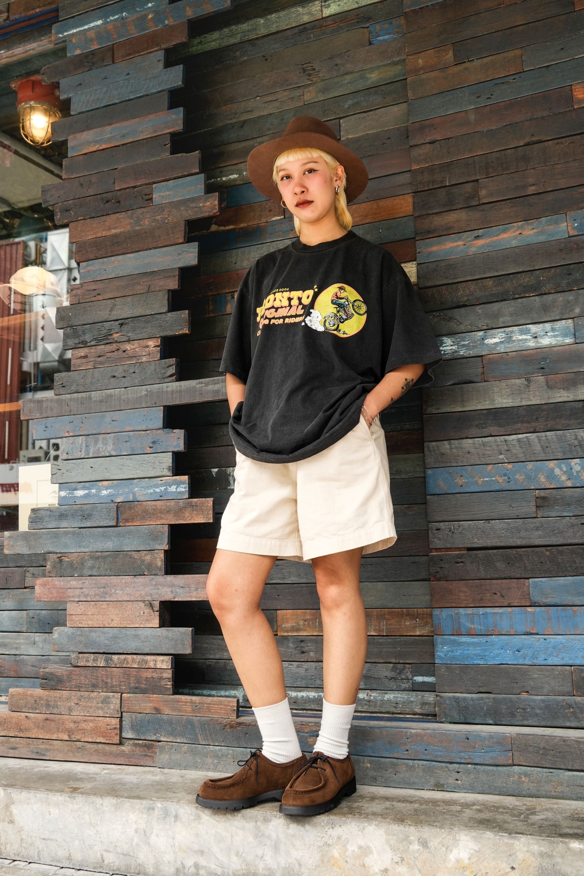 CLOTHING FOR RIDERS TEE - WASHED BLACK