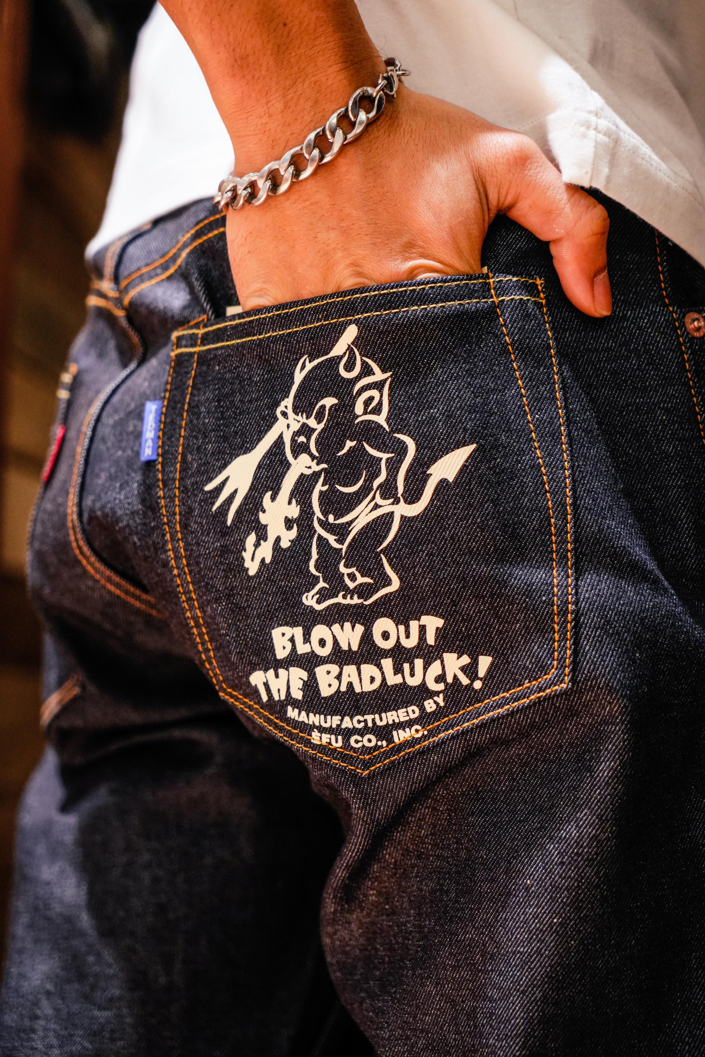 DEVIL-10 13oz denim - INDIGO