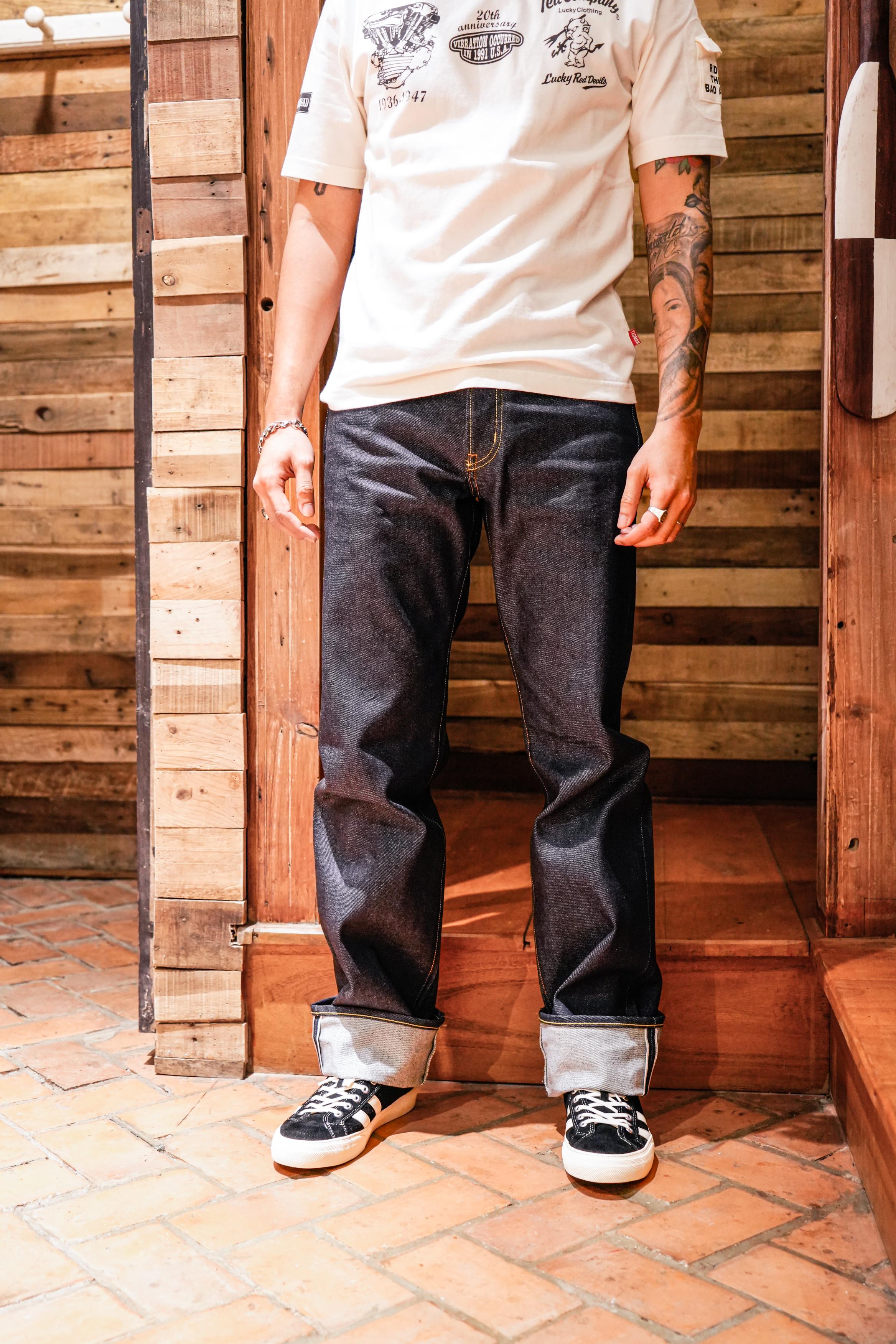 DEVIL-10 13oz denim - INDIGO