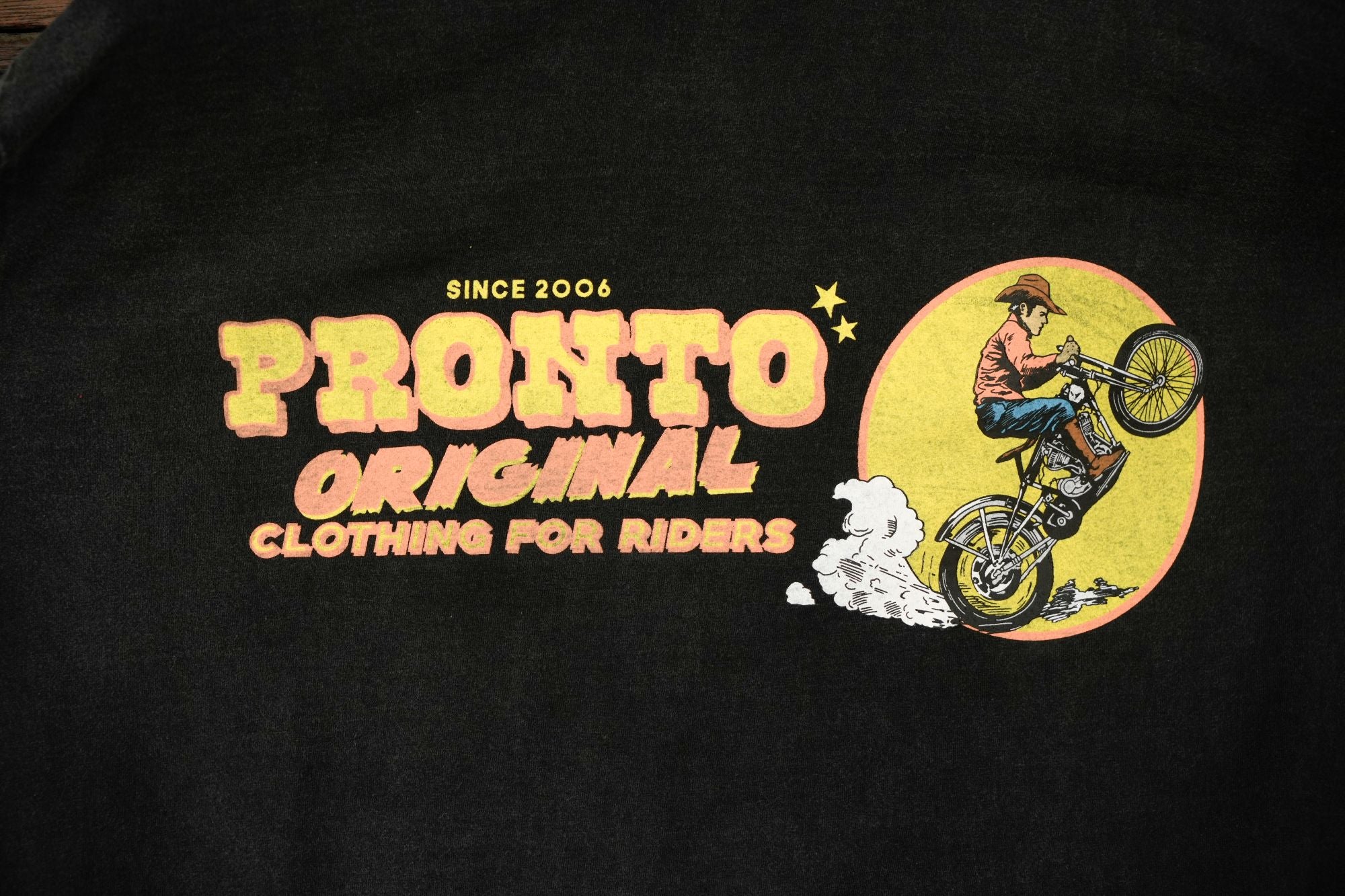 CLOTHING FOR RIDERS TEE - WASHED BLACK