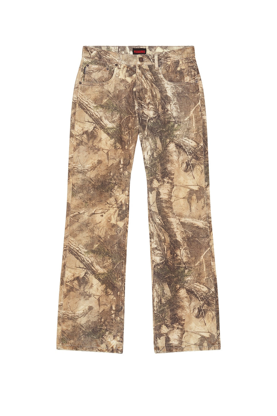 HENDRIX FLARE JEANS - BROWN TREE