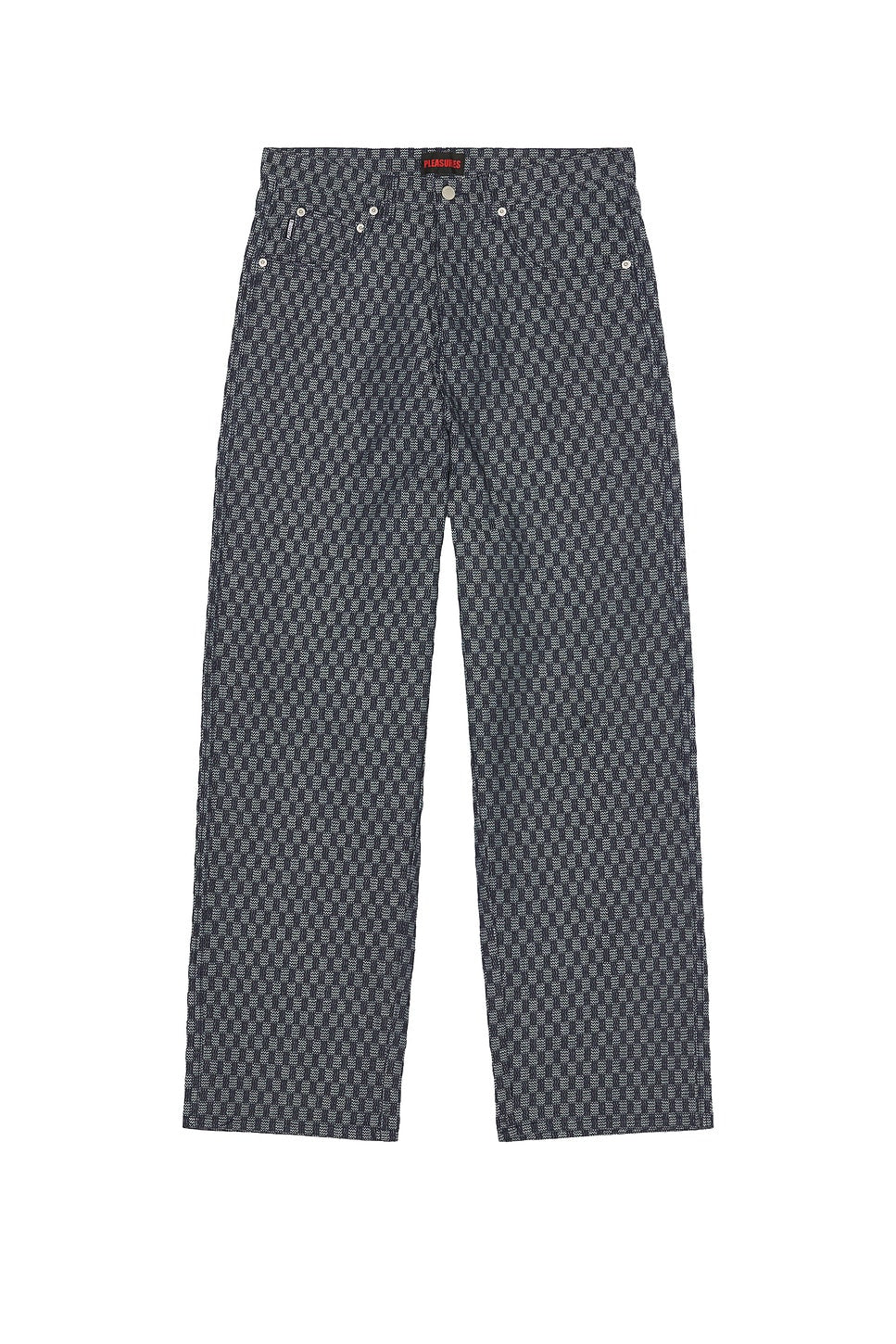 FORMULA BAGGY JEANS - INDIGO CHECKER