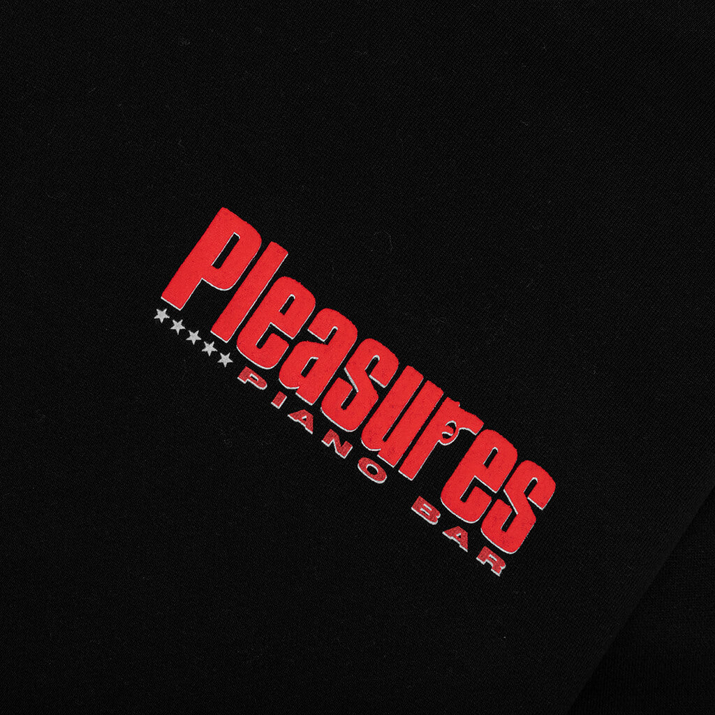 PIANO BAR HOODIE - BLACK