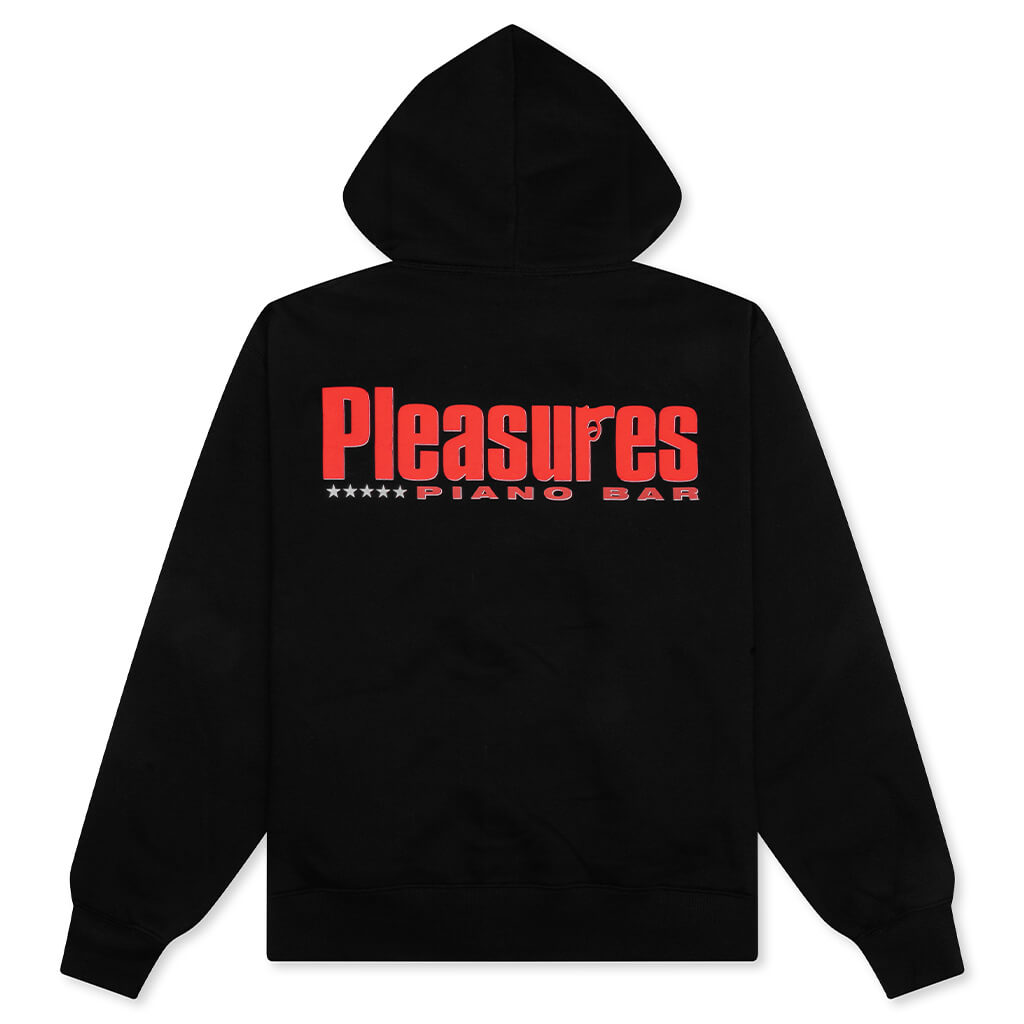 PIANO BAR HOODIE - BLACK