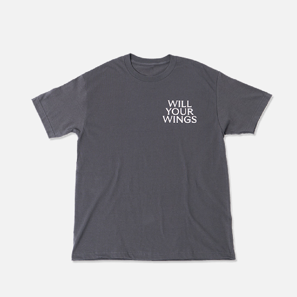 97617 WILL YOUR WINGS TEE S/S - BLACK