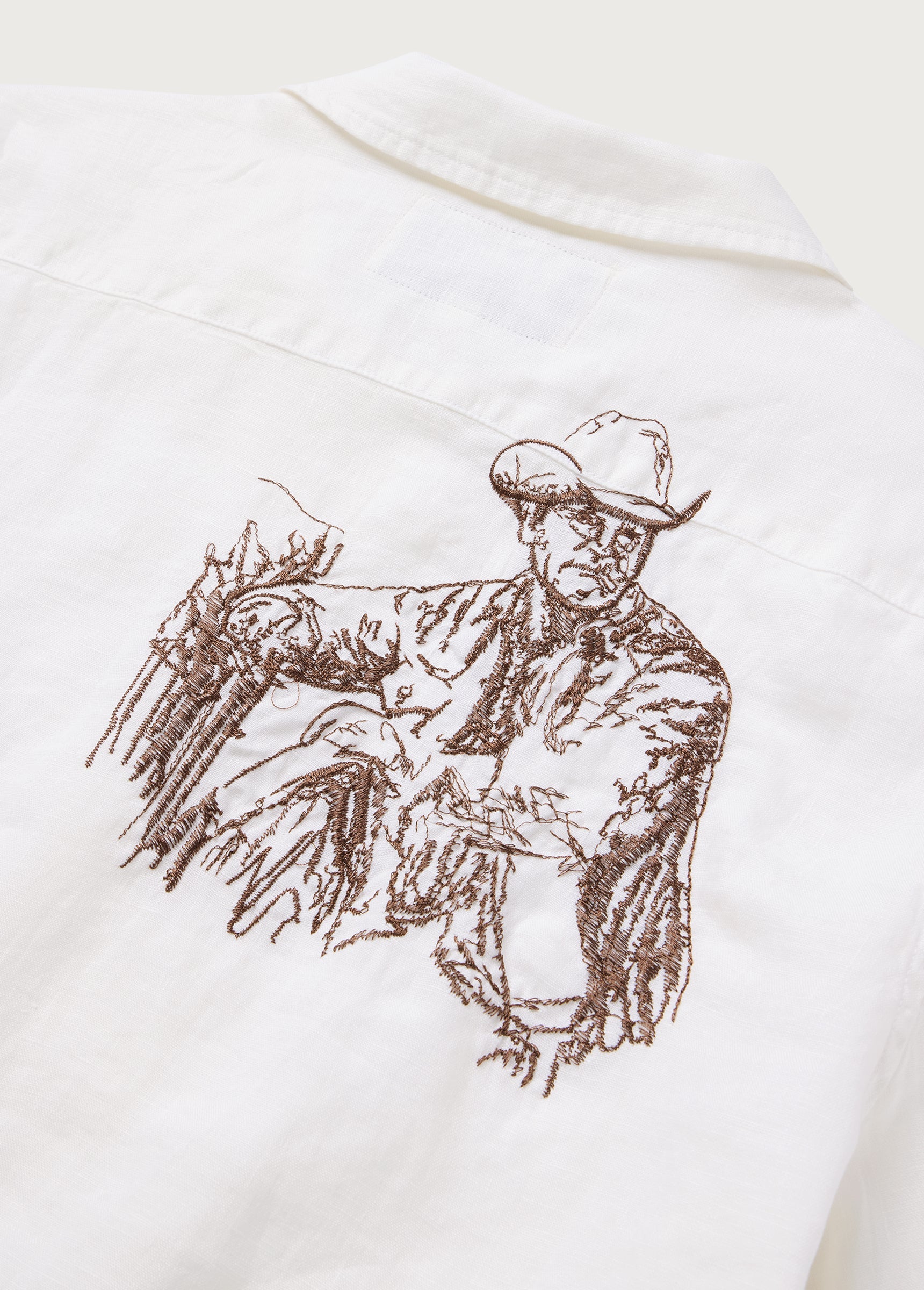 REMEMBER ME CAMP SHIRT S/S - IVORY