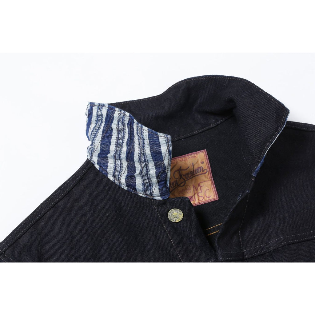 RANCH BLOUSE - MIDNIGHT DENIM