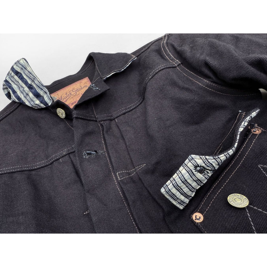 RANCH BLOUSE - MIDNIGHT DENIM