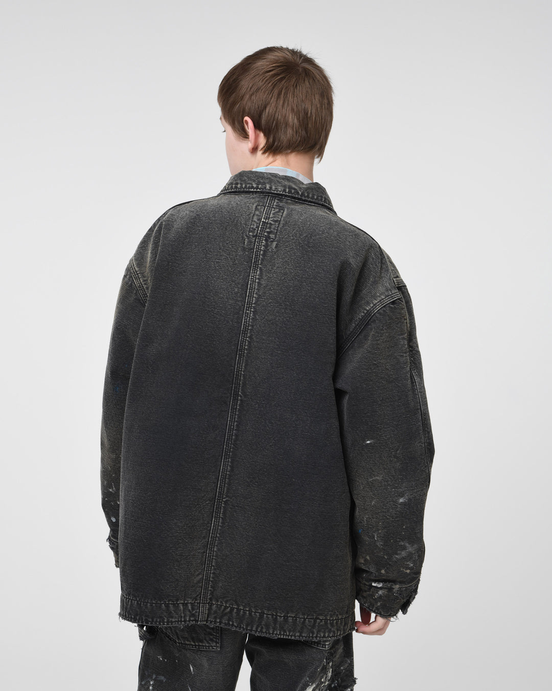 DUCK COVERALL BLANKET LINER AGED - AGED BLACK