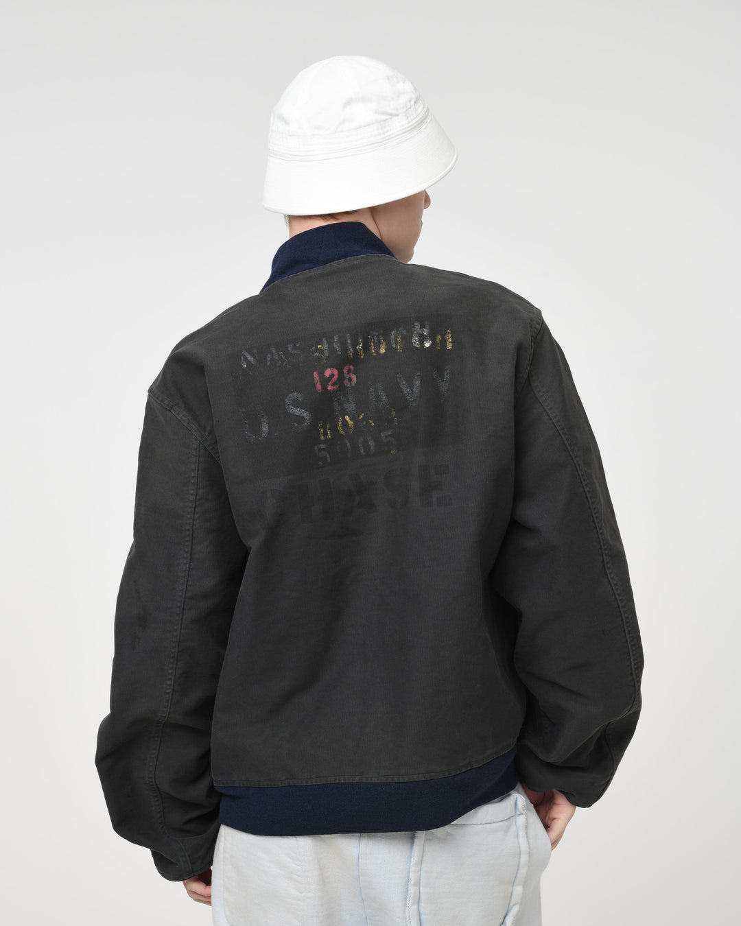 USN DECK ZIP JACKET AGED - AGED NAVY