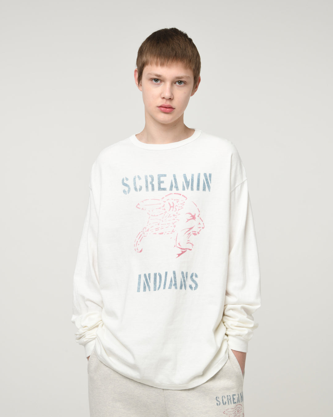 SCREAMIN INDIANS 8812 LS - 88/12 WHITE
