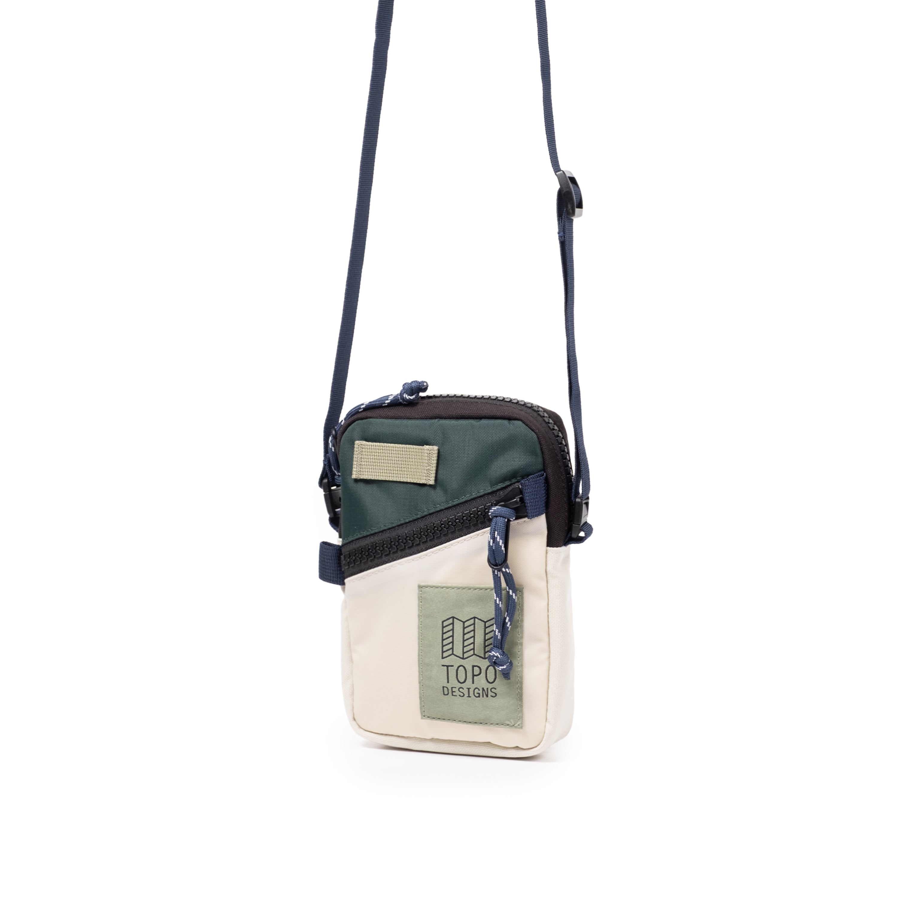 MINI SHOULDER BAG - FOREST/BONE WHITE