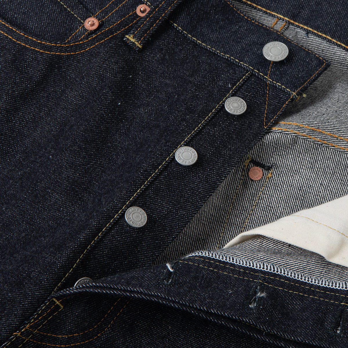 SD-104 15oz Relaxed Wide Straight Jeans - INDIGO