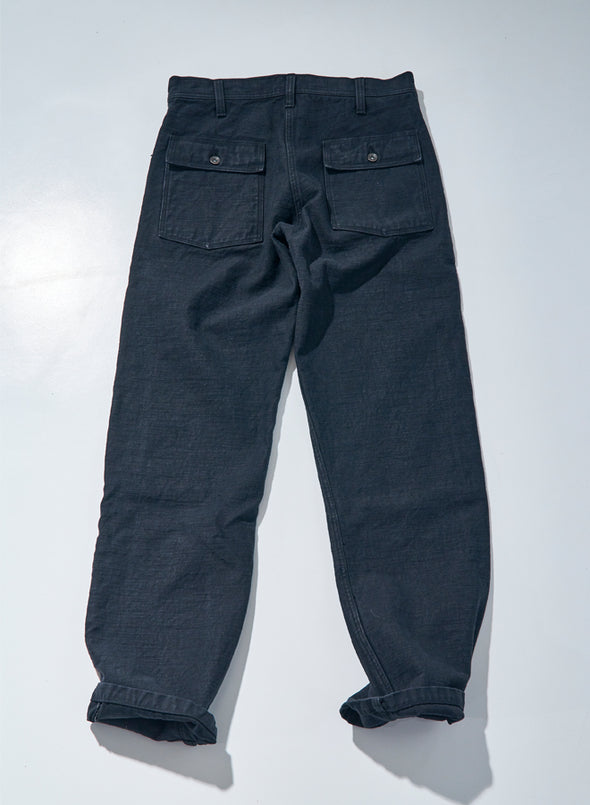 SJ52BK 15oz BLACK BAKER PANTS - BLACK