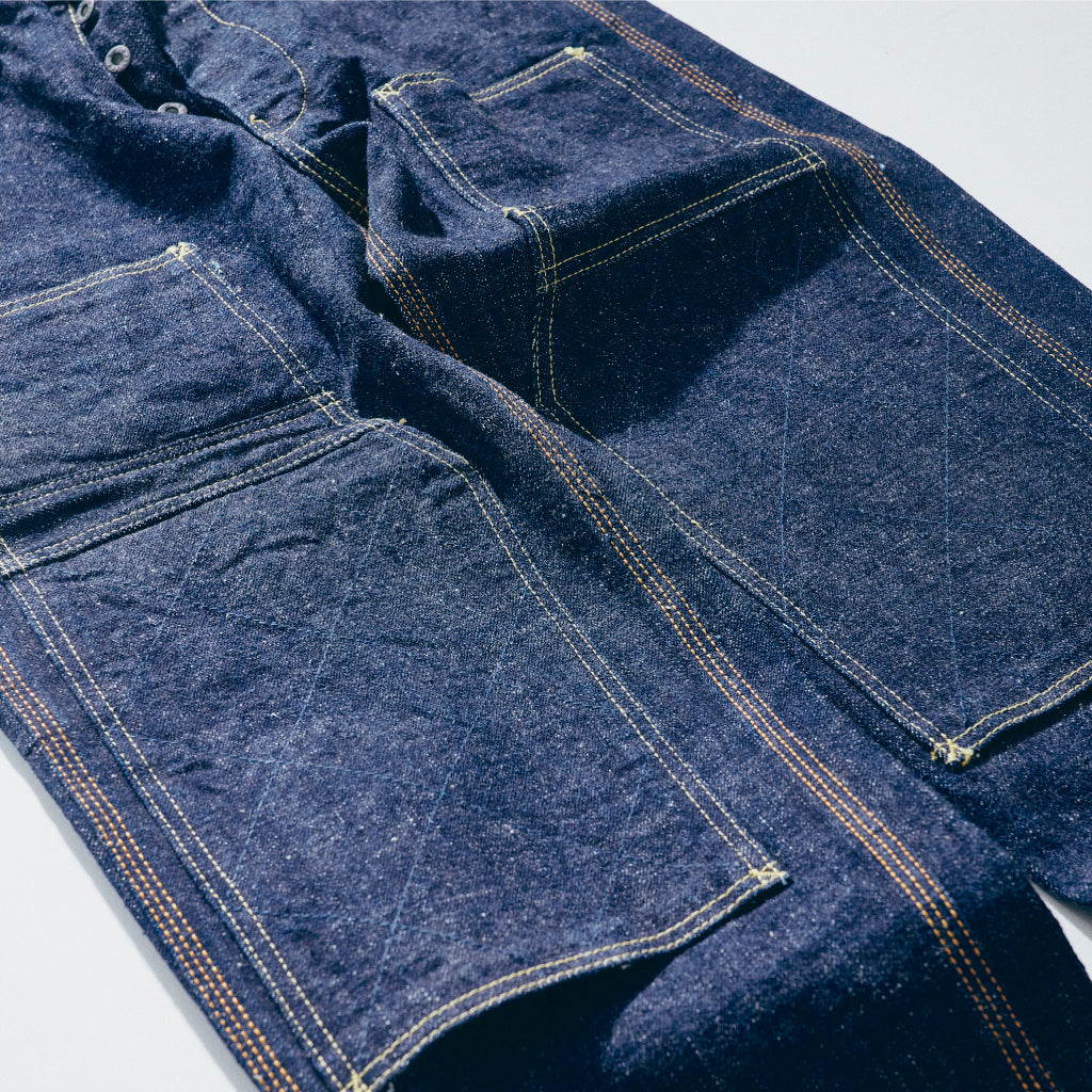 SM410DBN 17oz Double Knee Work Pants - INDIGO